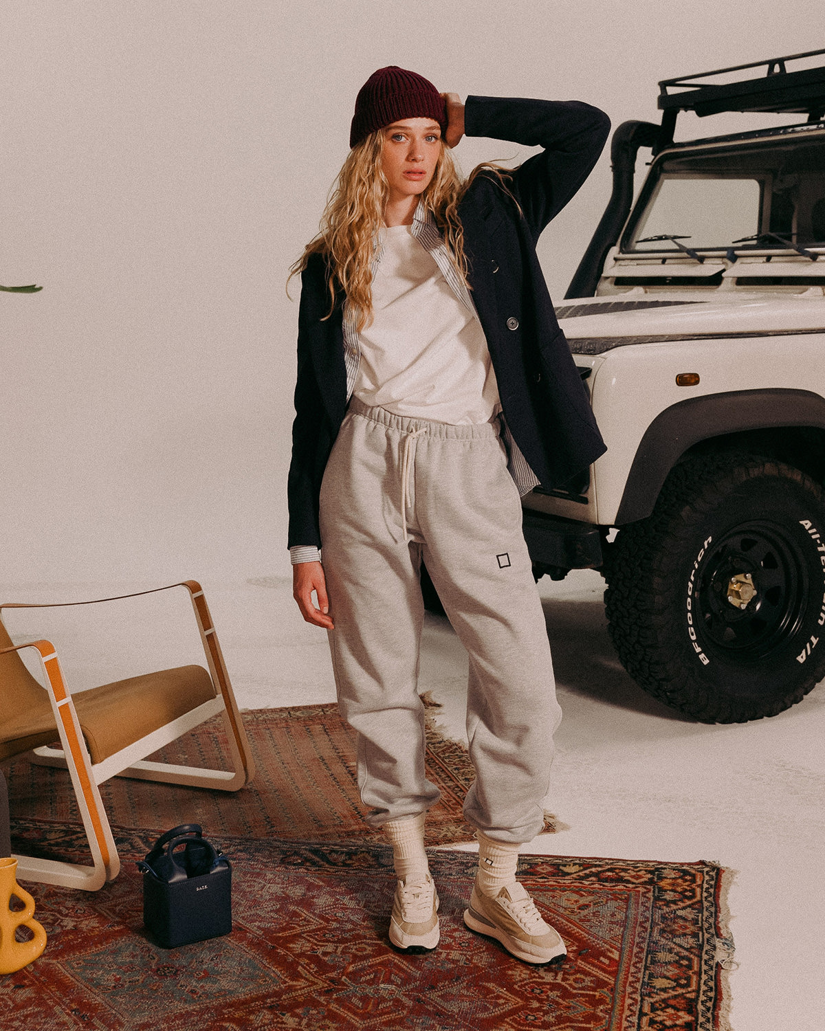 D.A.T.E.: PANTS BASIC GRAY