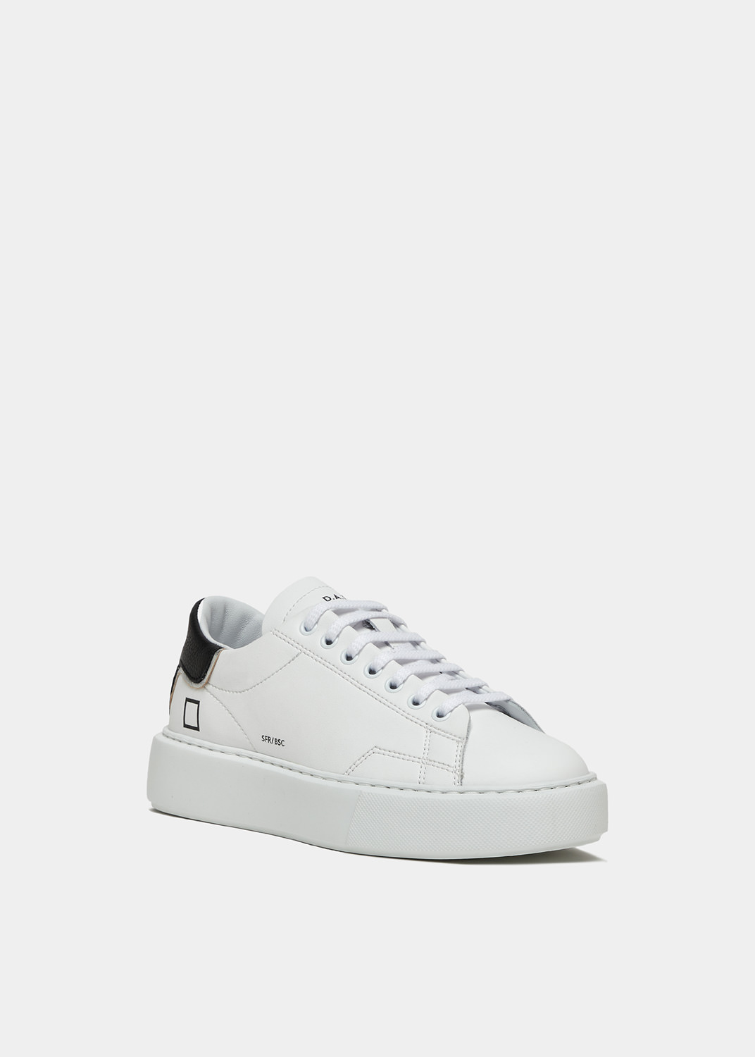 D.A.T.E.: SFERA CALF WHITE-BLACK