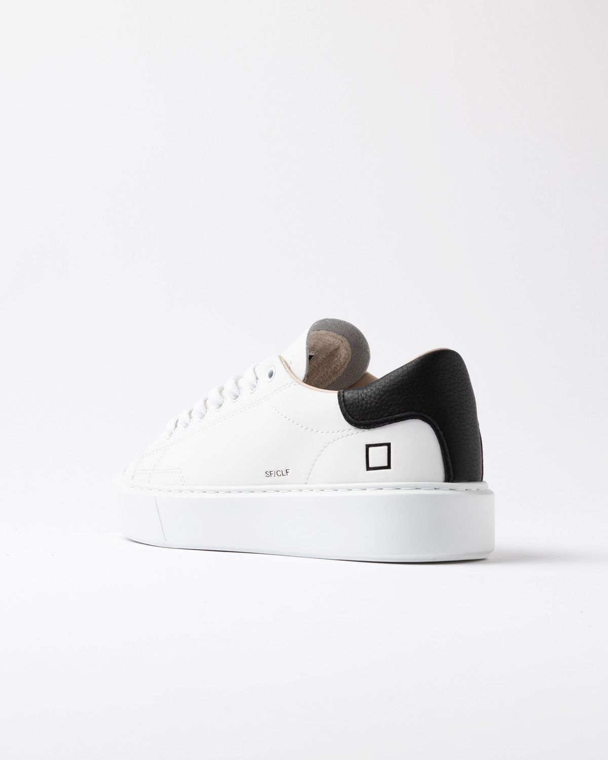 D.A.T.E.: SFERA CALF WHITE-BLACK