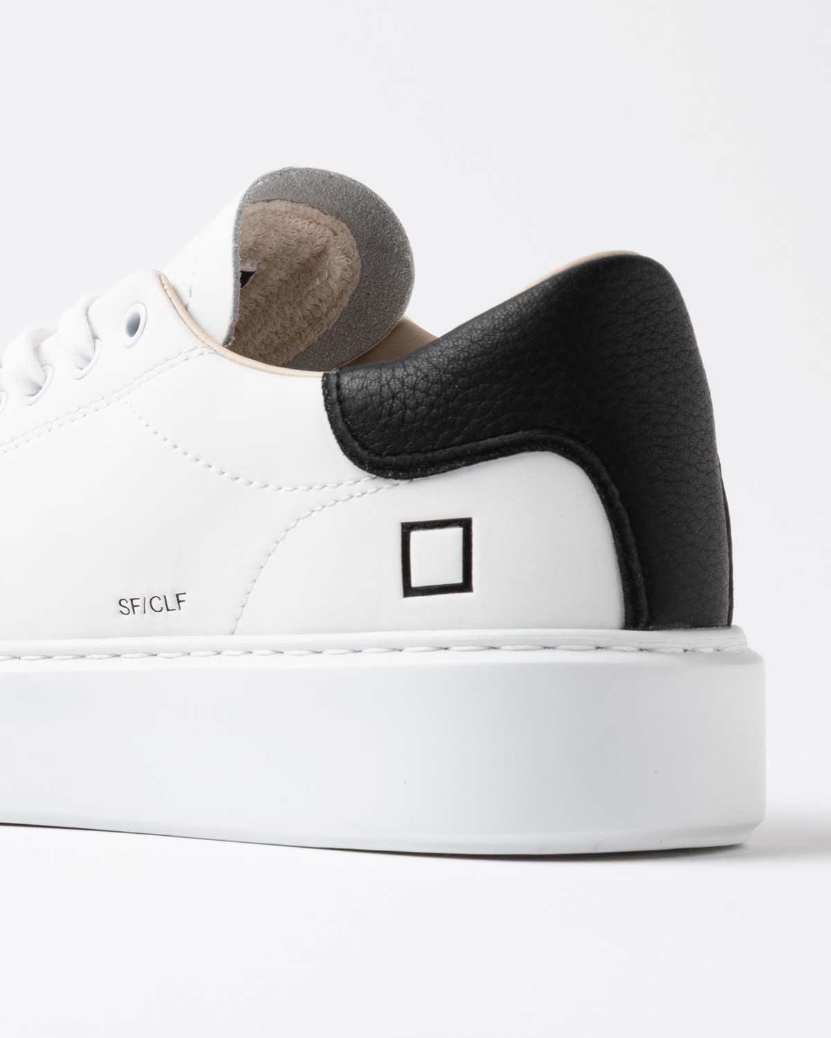 D.A.T.E.: SFERA CALF WHITE-BLACK