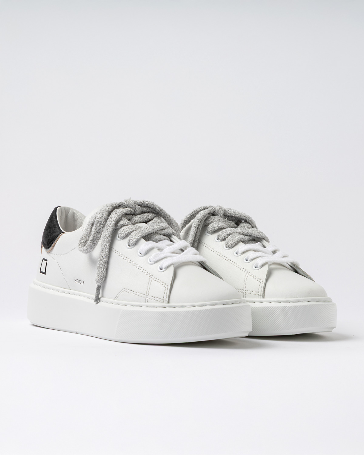 D.A.T.E.: SFERA CALF WHITE-BLACK