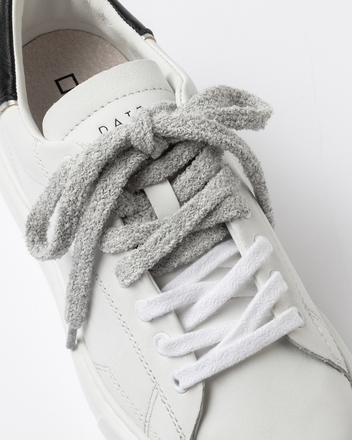 D.A.T.E.: SFERA CALF WHITE-BLACK