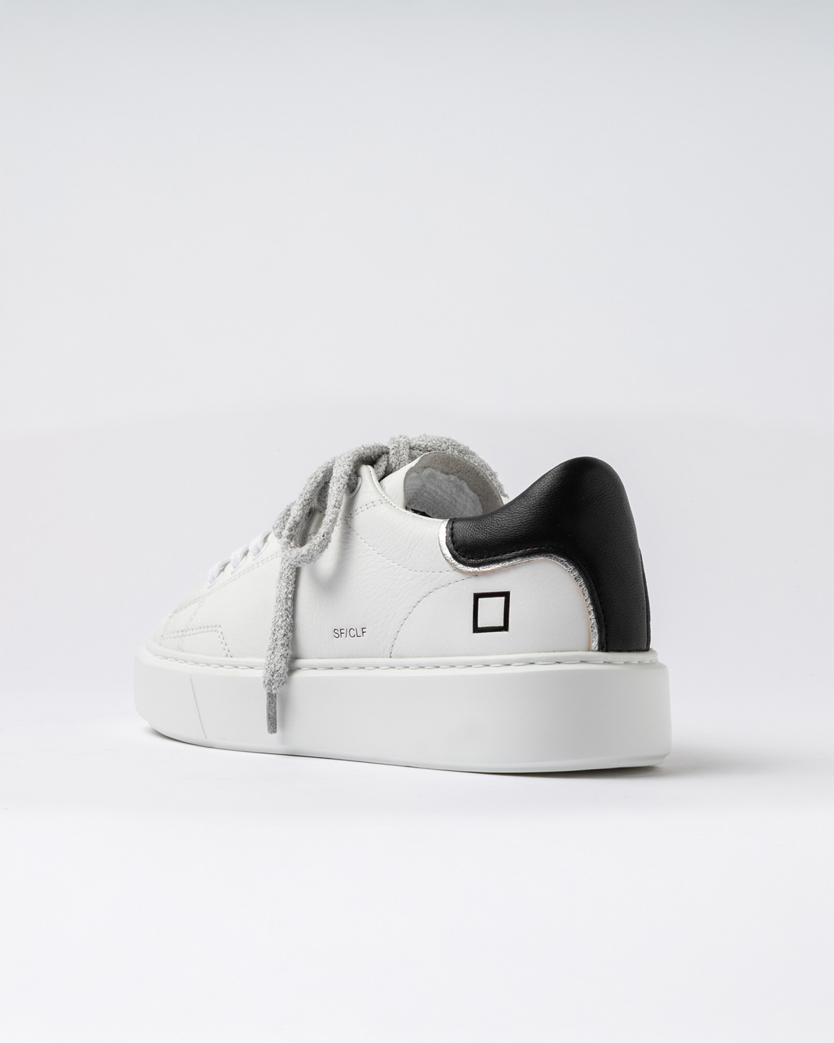 D.A.T.E.: SFERA CALF WHITE-BLACK