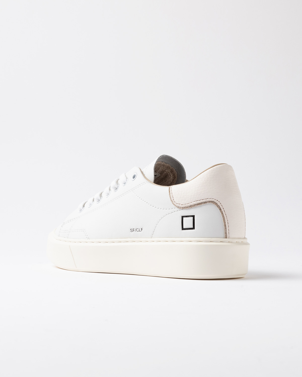 D.A.T.E.: SFERA CALF WHITE-MILK