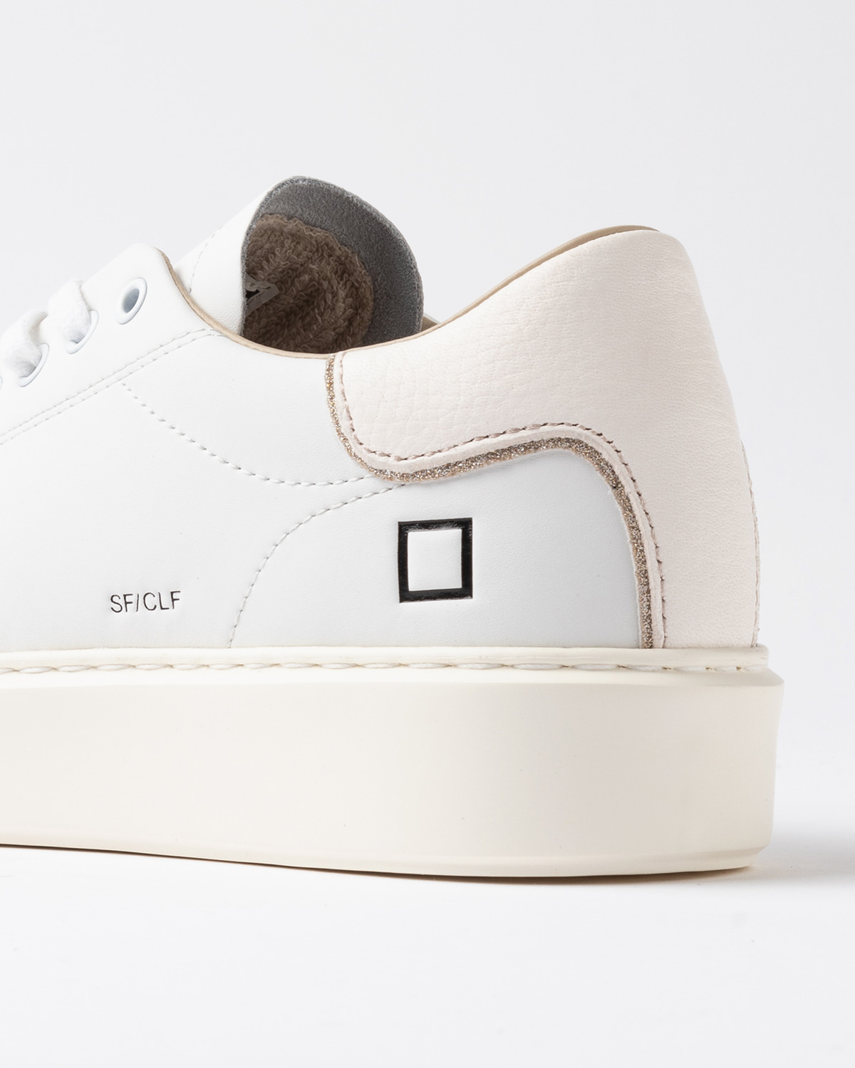 D.A.T.E.: SFERA CALF WHITE-MILK
