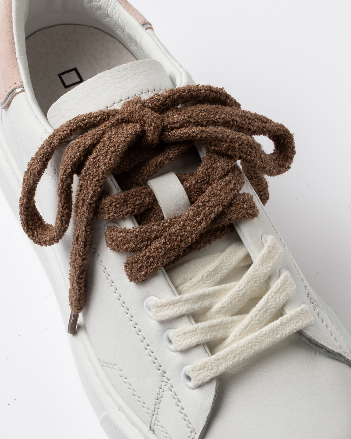 D.A.T.E.: SFERA CALF WHITE-PINK