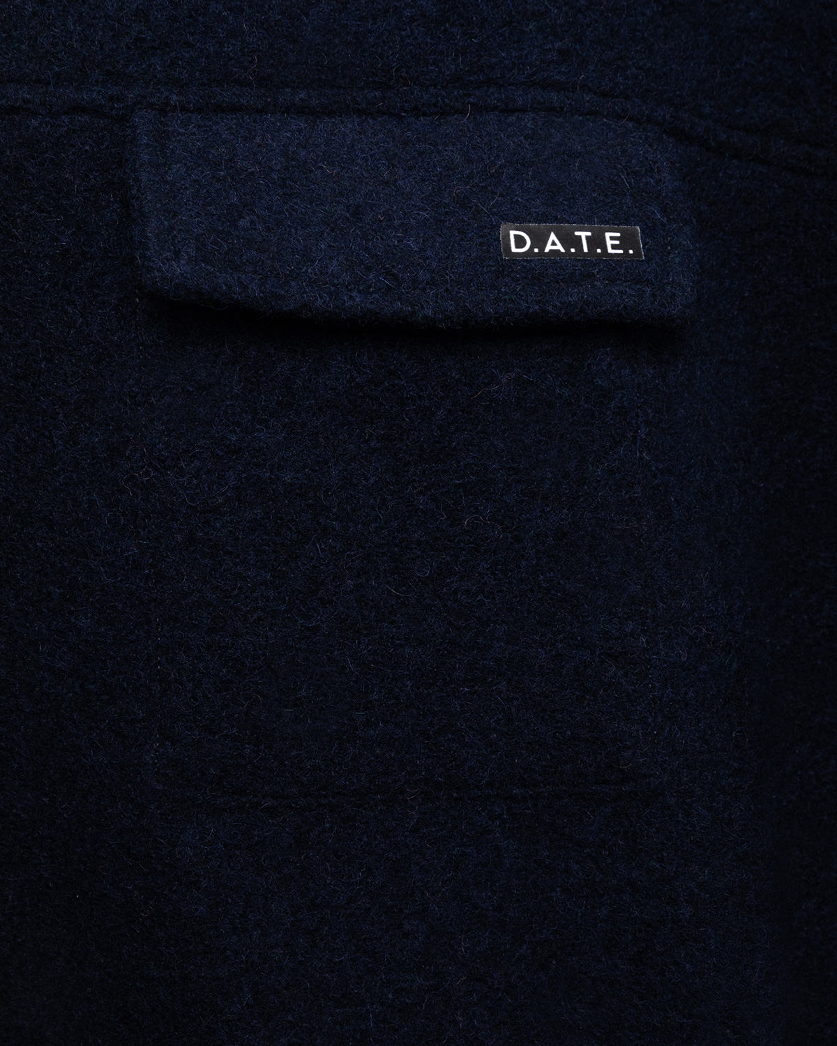 D.A.T.E.: SHIRT JACKET BASIC BLUE