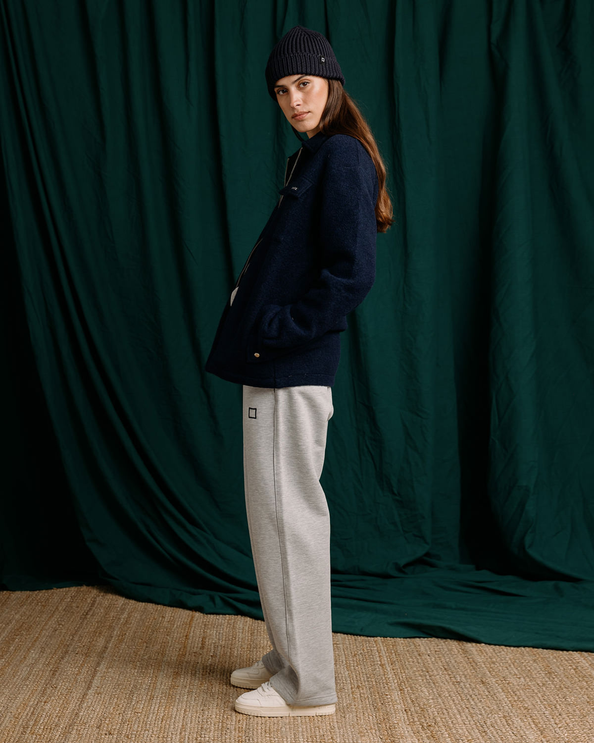 D.A.T.E.: SHIRT JACKET BASIC BLUE