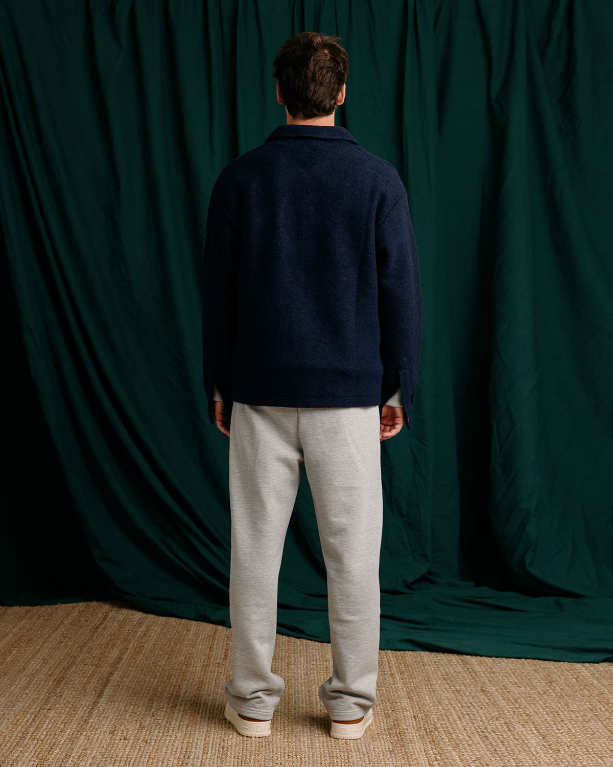 D.A.T.E.: SHIRT JACKET BASIC BLUE