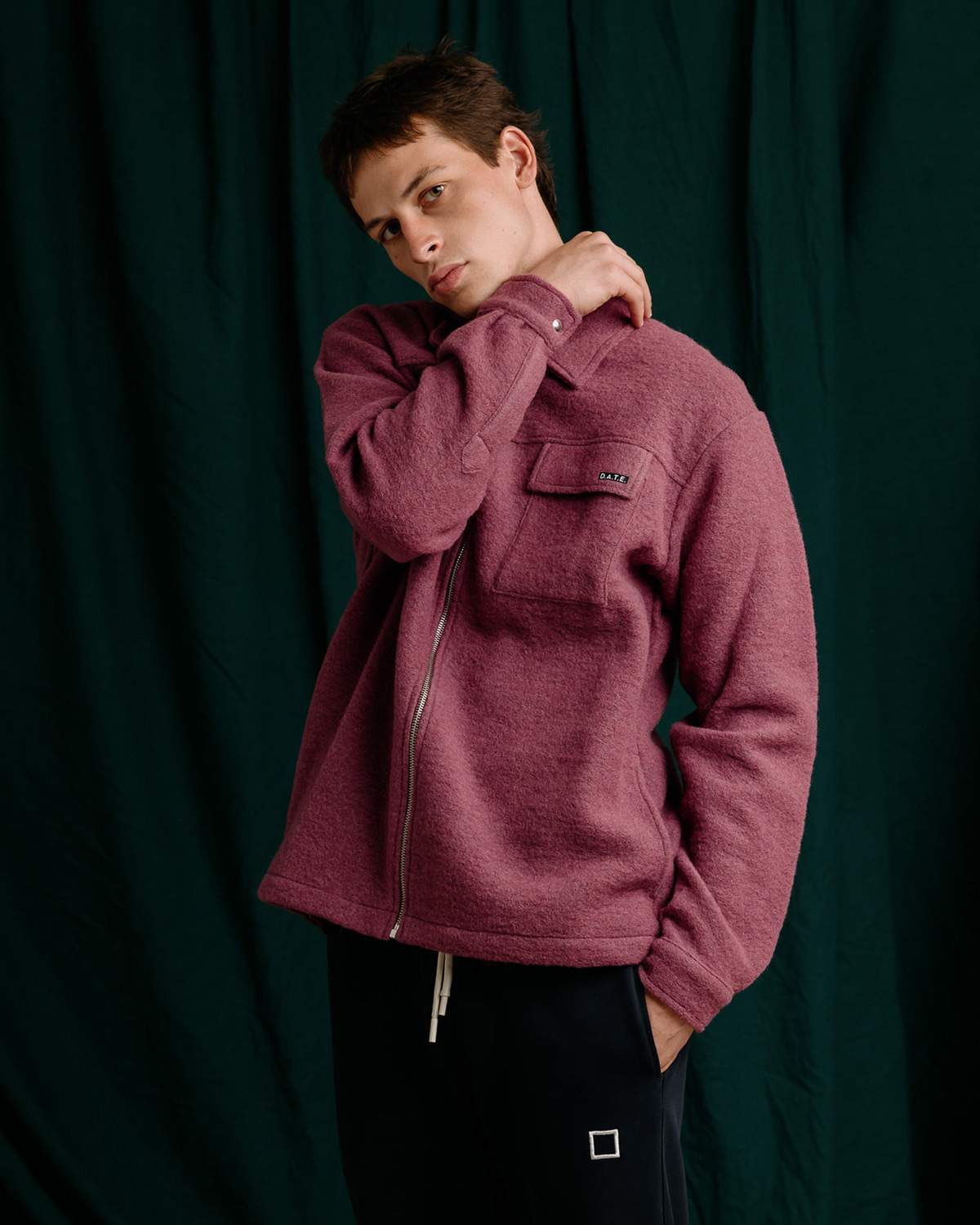 D.A.T.E.: SHIRT JACKET BASIC ONION