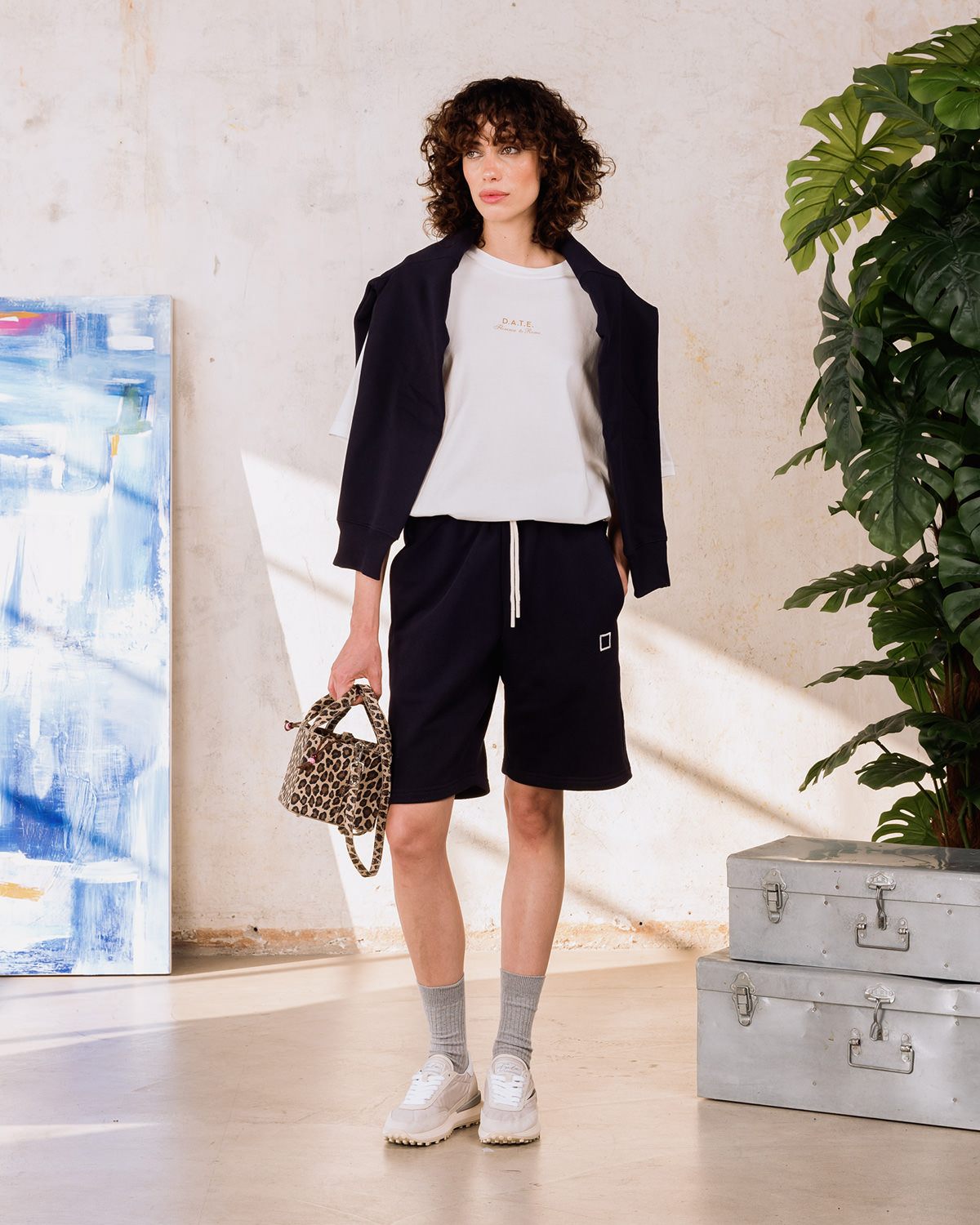 D.A.T.E.: SHORT PANTS BASIC BLUE