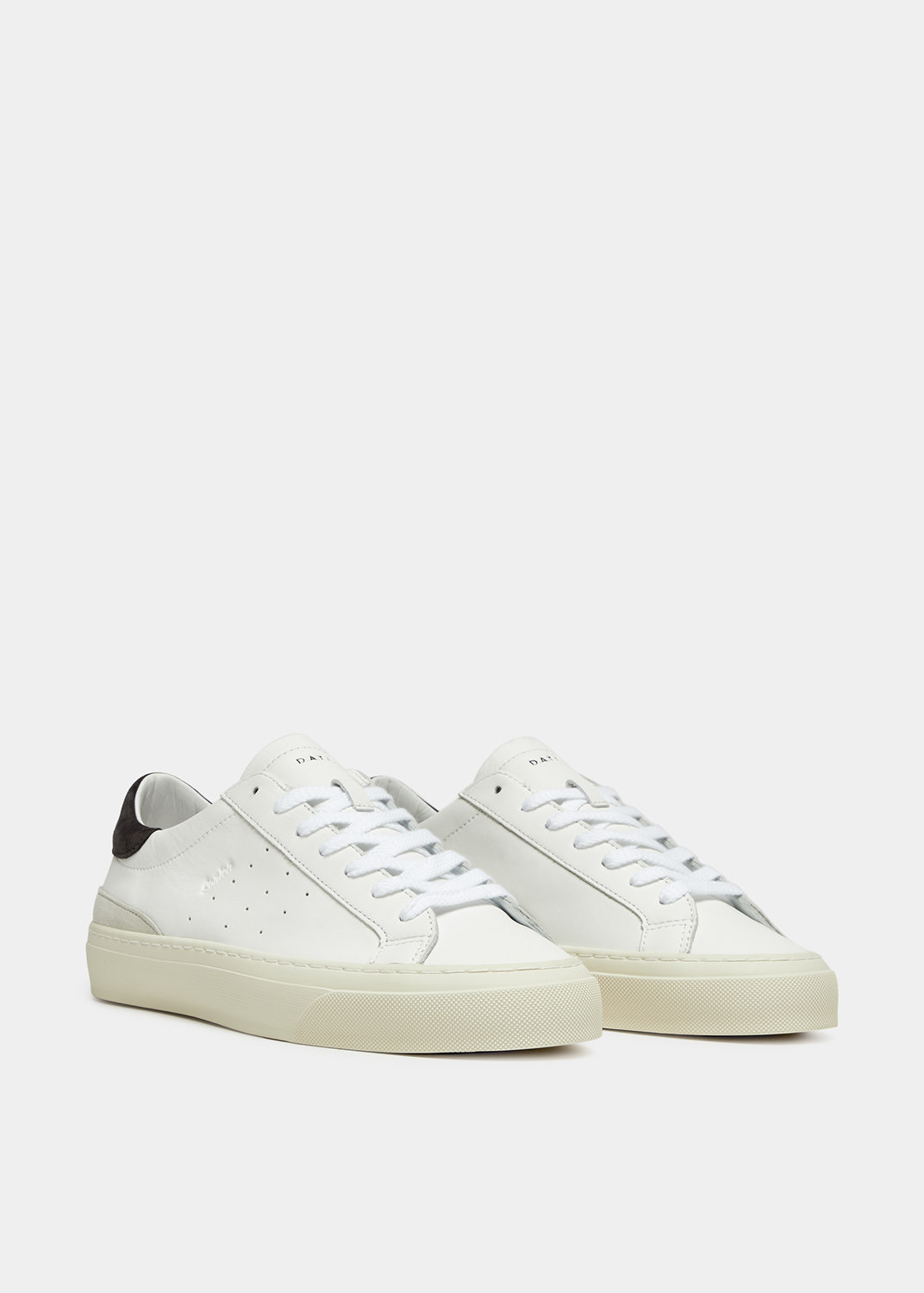 D.A.T.E.: SONICA CALF WHITE-GRAY