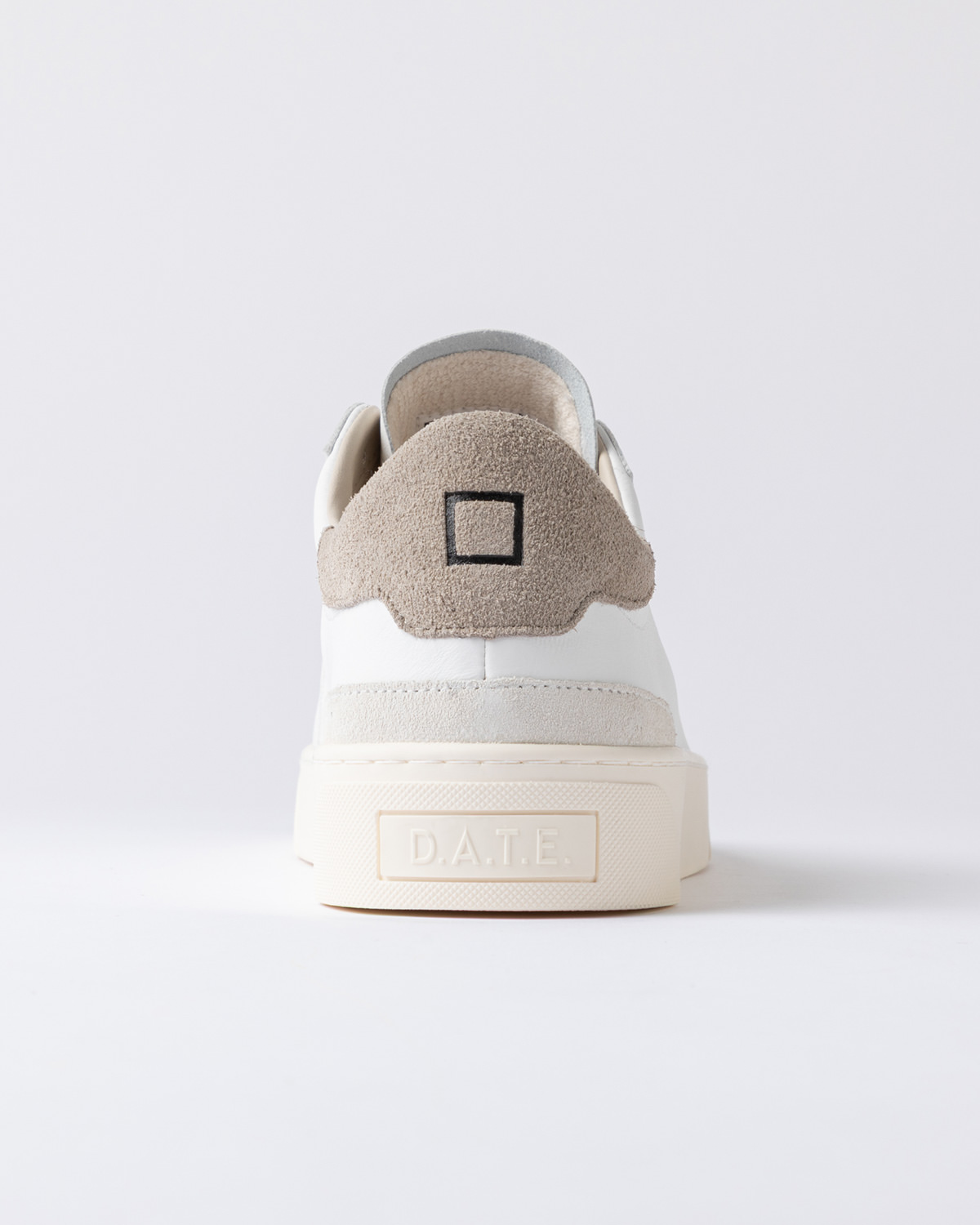 D.A.T.E.: SONICA CALF WHITE-GRAY