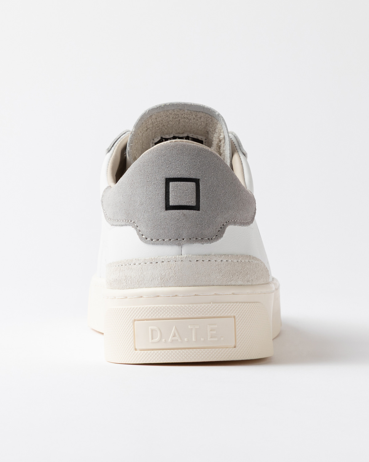 D.A.T.E.: SONICA CALF WHITE-GRAY