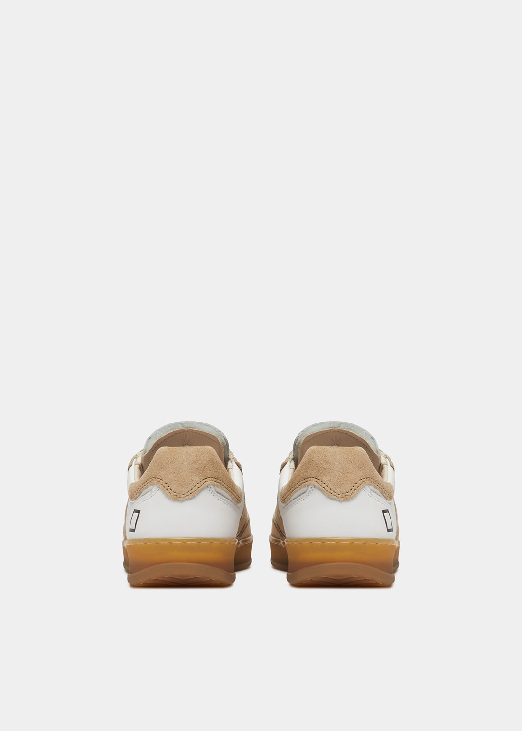 D.A.T.E.: SPORTY CALF WHITE-BEIGE