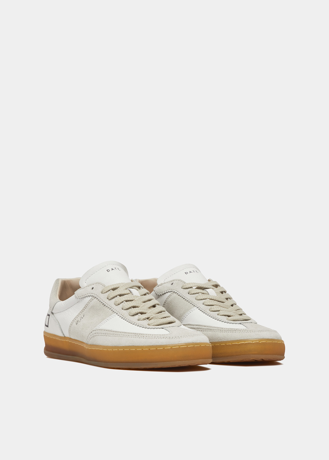 D.A.T.E.: SPORTY CALF WHITE