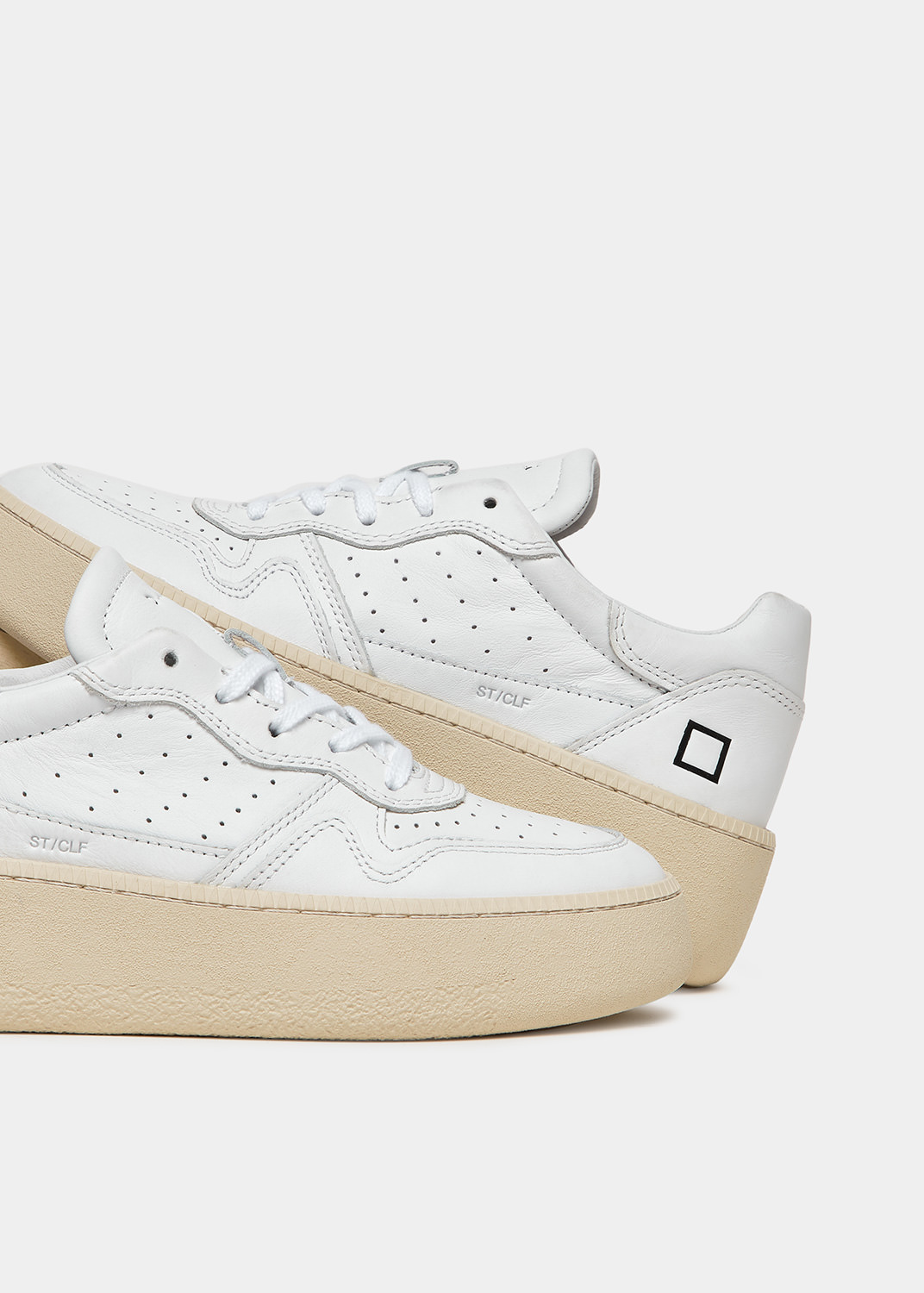 D.A.T.E.: STEP CALF WHITE