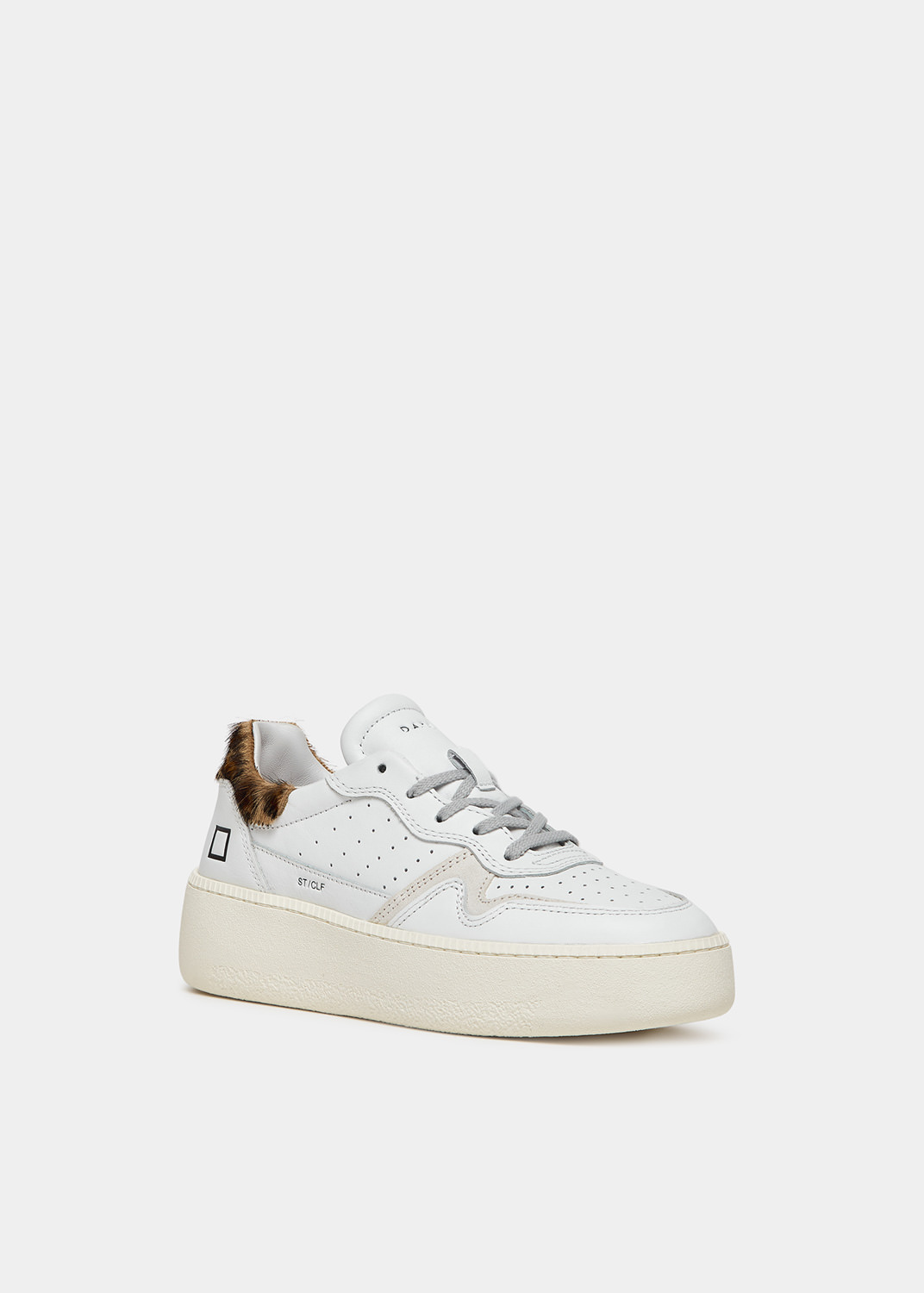 D.A.T.E.: STEP CALF WHITE-LEOPARD