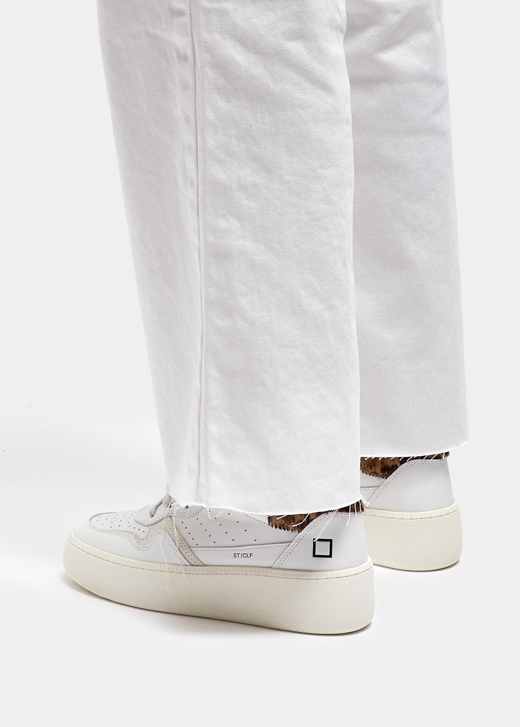 D.A.T.E.: STEP CALF WHITE-LEOPARD