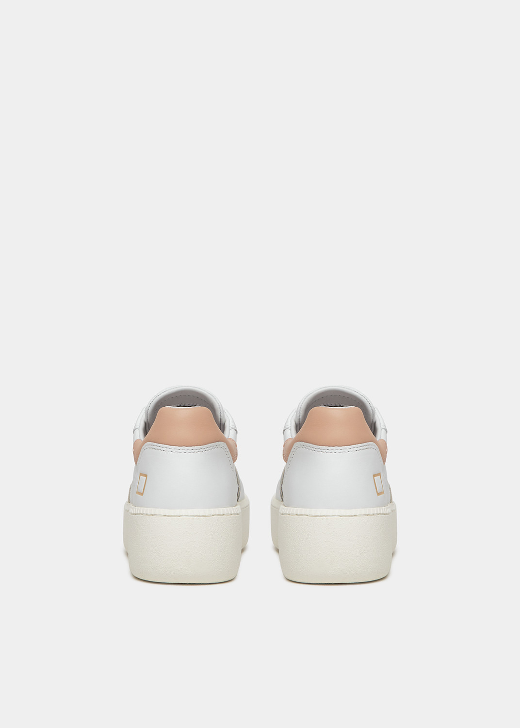 D.A.T.E.: STEP CALF WHITE-PINK