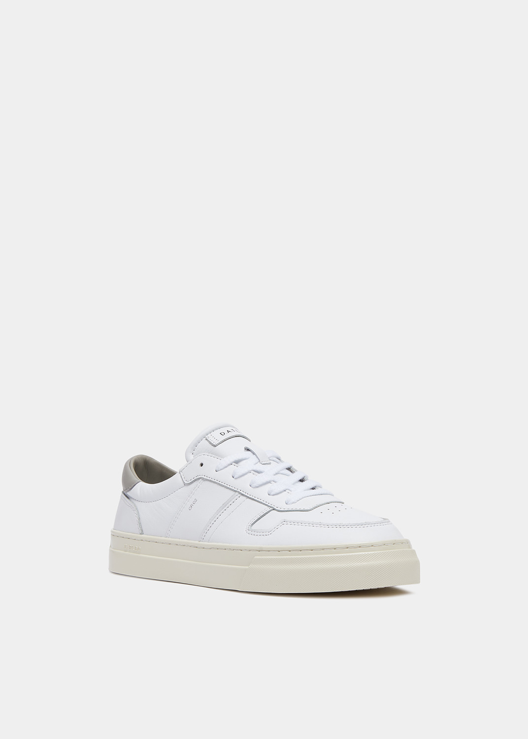 D.A.T.E.: STUDIO CALF WHITE-GRAY