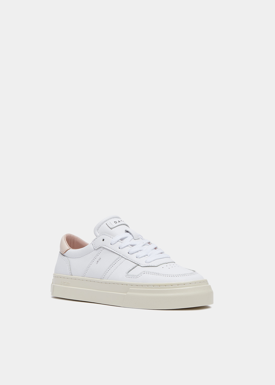 D.A.T.E.: STUDIO CALF WHITE-ROSE