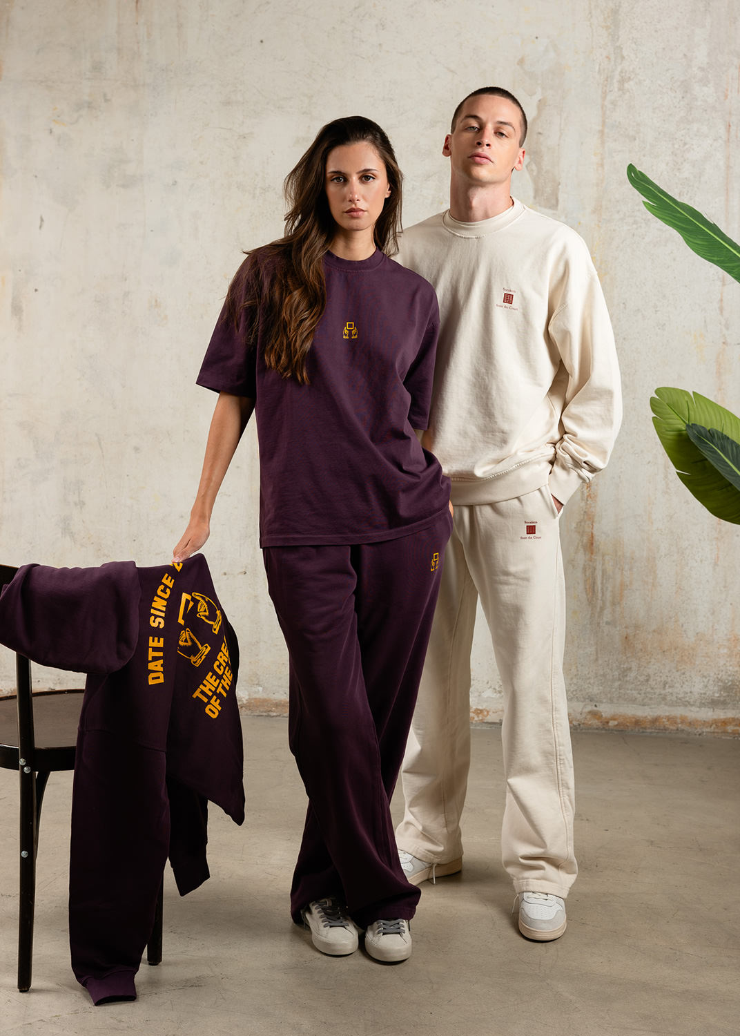 D.A.T.E.: SWEATPANTS CREATION PURPLE