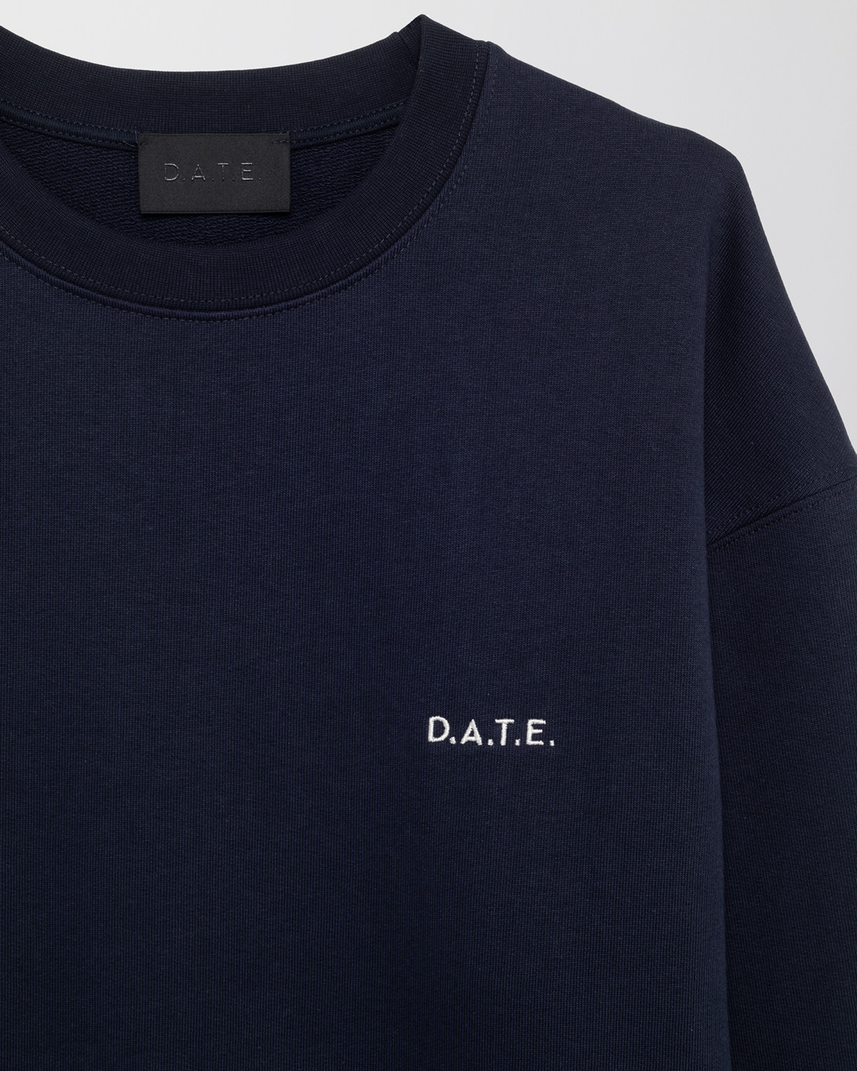 D.A.T.E.: SWEATSHIRT BASIC BLUE