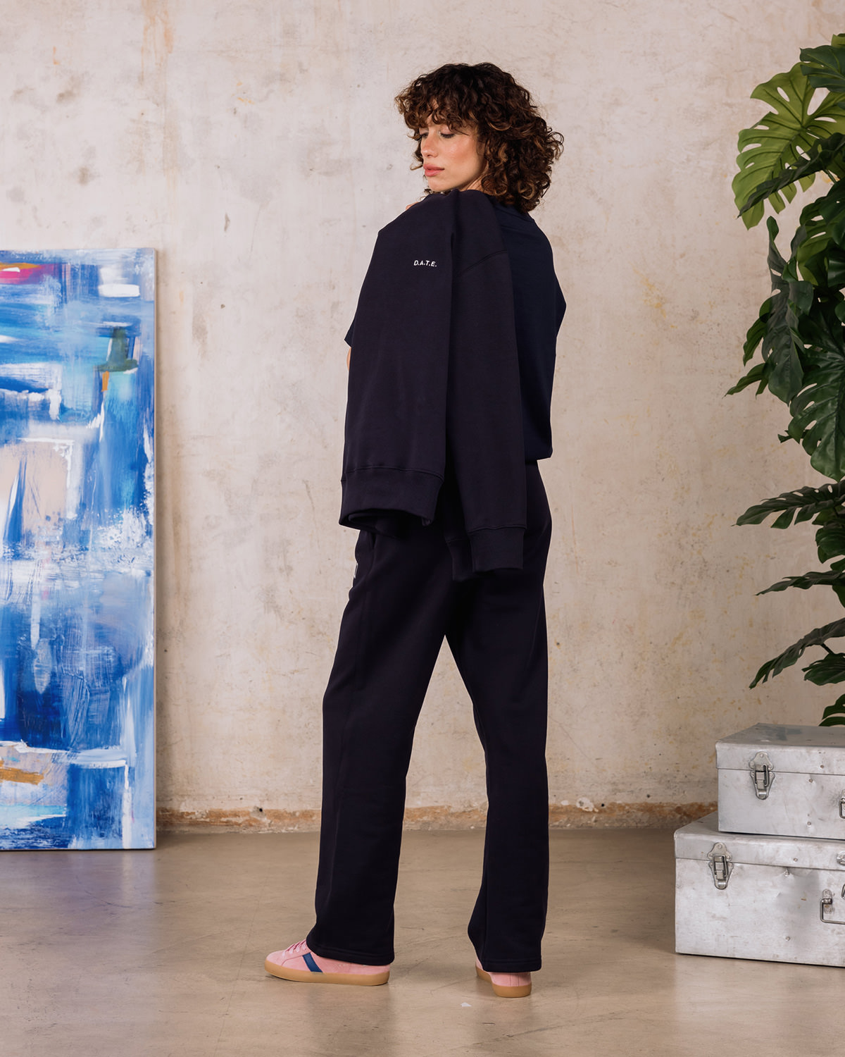 D.A.T.E.: SWEATSHIRT BASIC BLUE