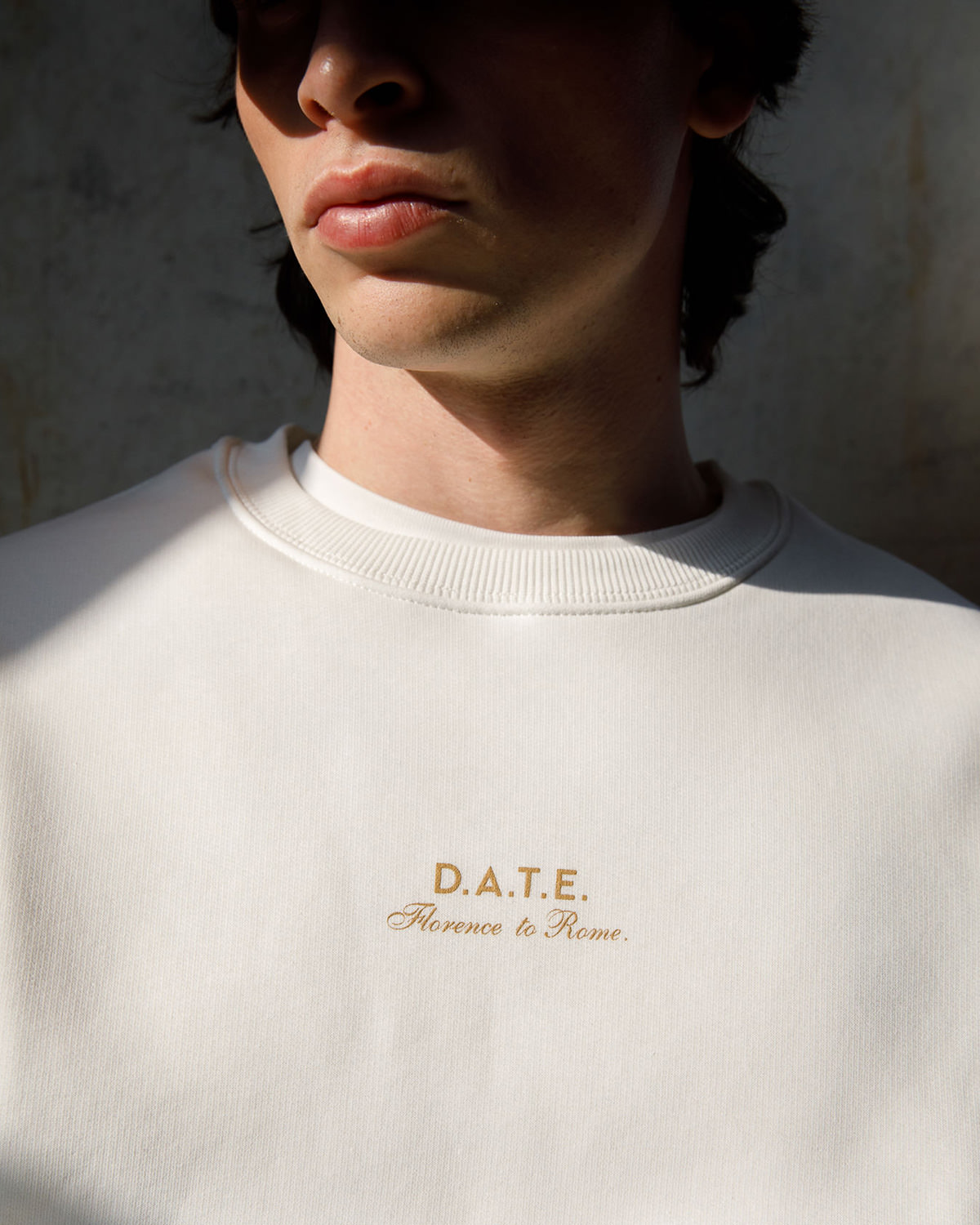 D.A.T.E.: SWEATSHIRT DATE ROME IVORY