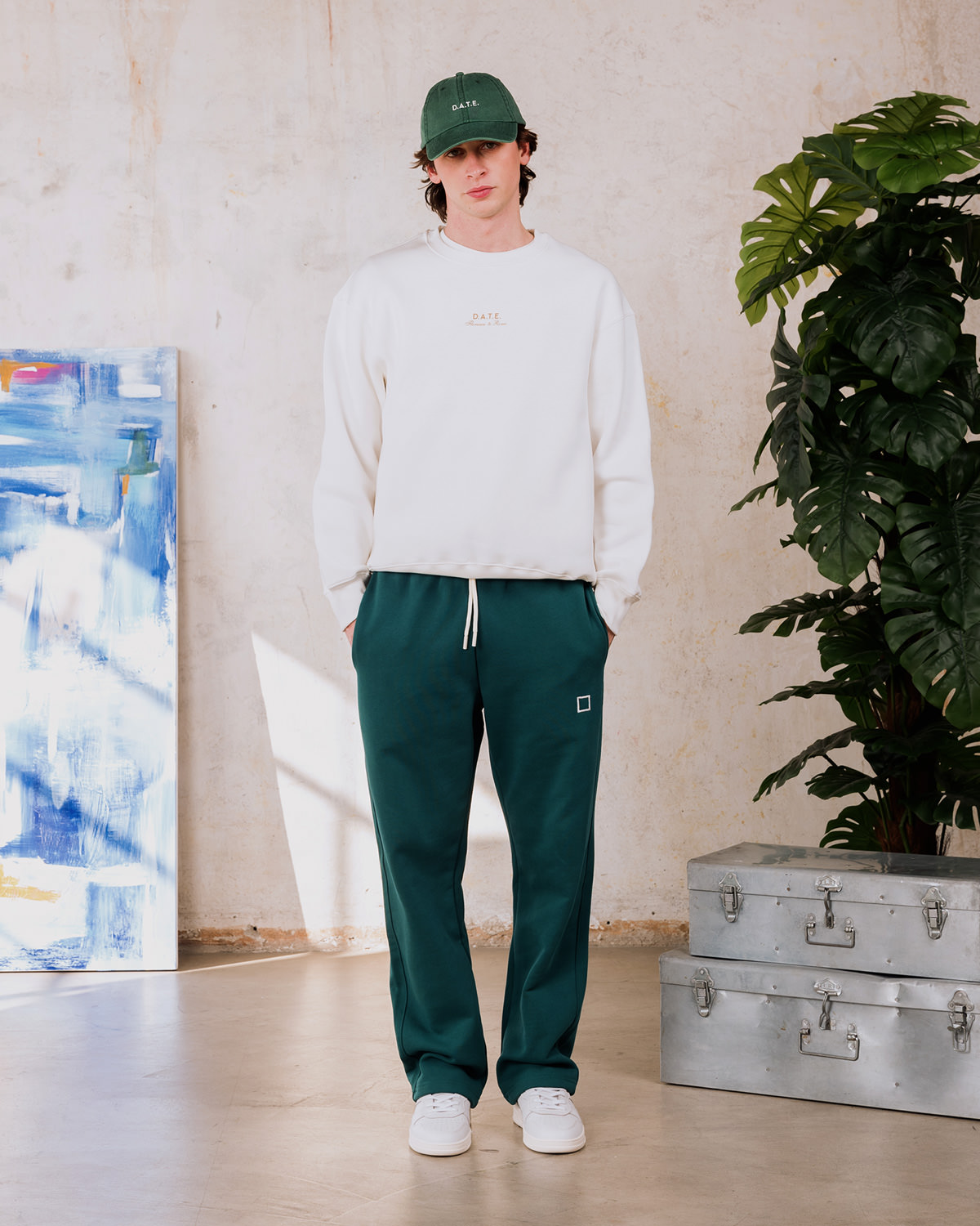 D.A.T.E.: SWEATSHIRT DATE ROME IVORY