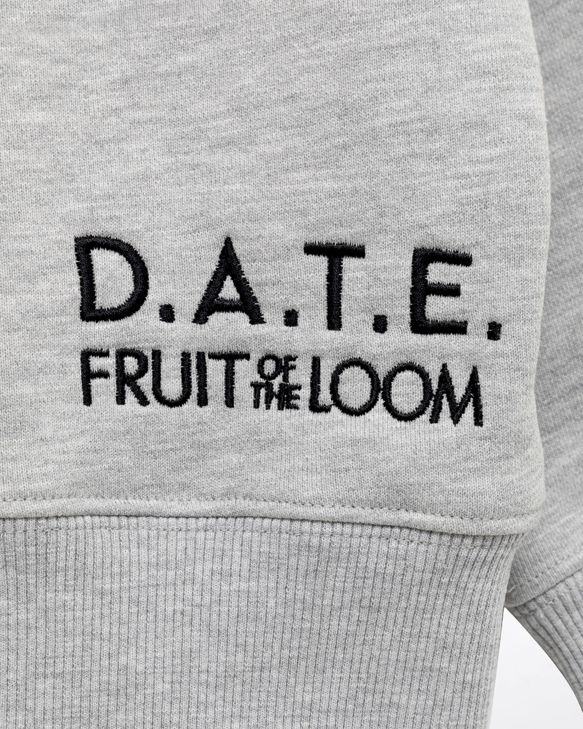 D.A.T.E.: SWEATSHIRT FRUIT GRAY