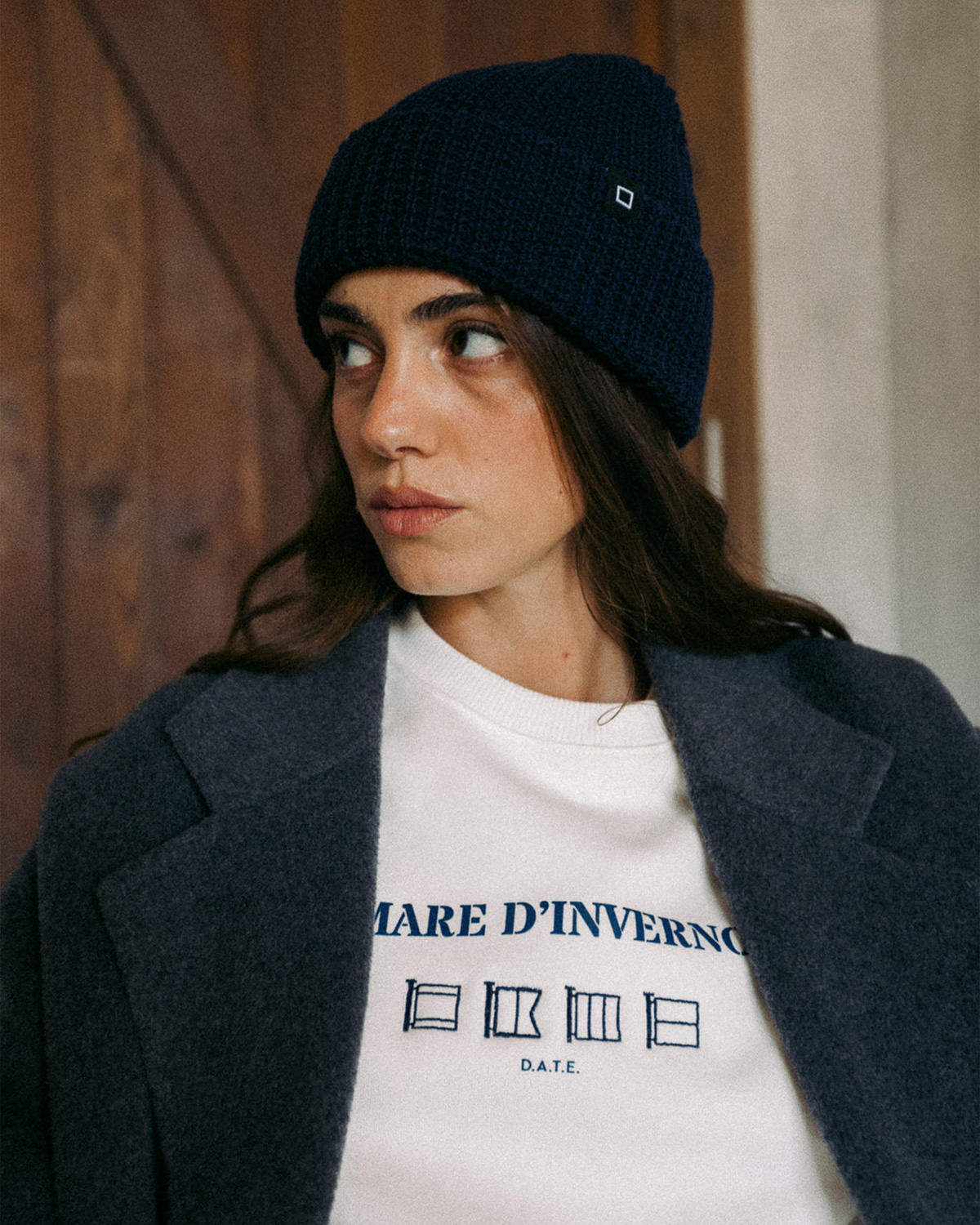 D.A.T.E.: SWEATSHIRT MARE D'INVERNO IVORY