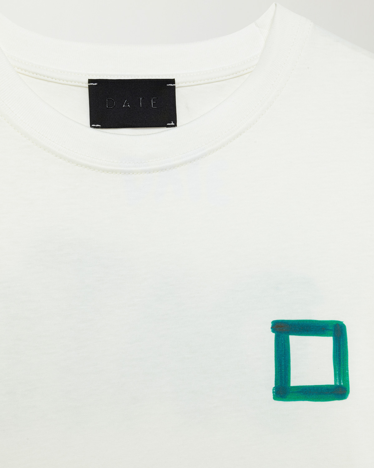 D.A.T.E.: T-SHIRT ACQUERELLO IVORY