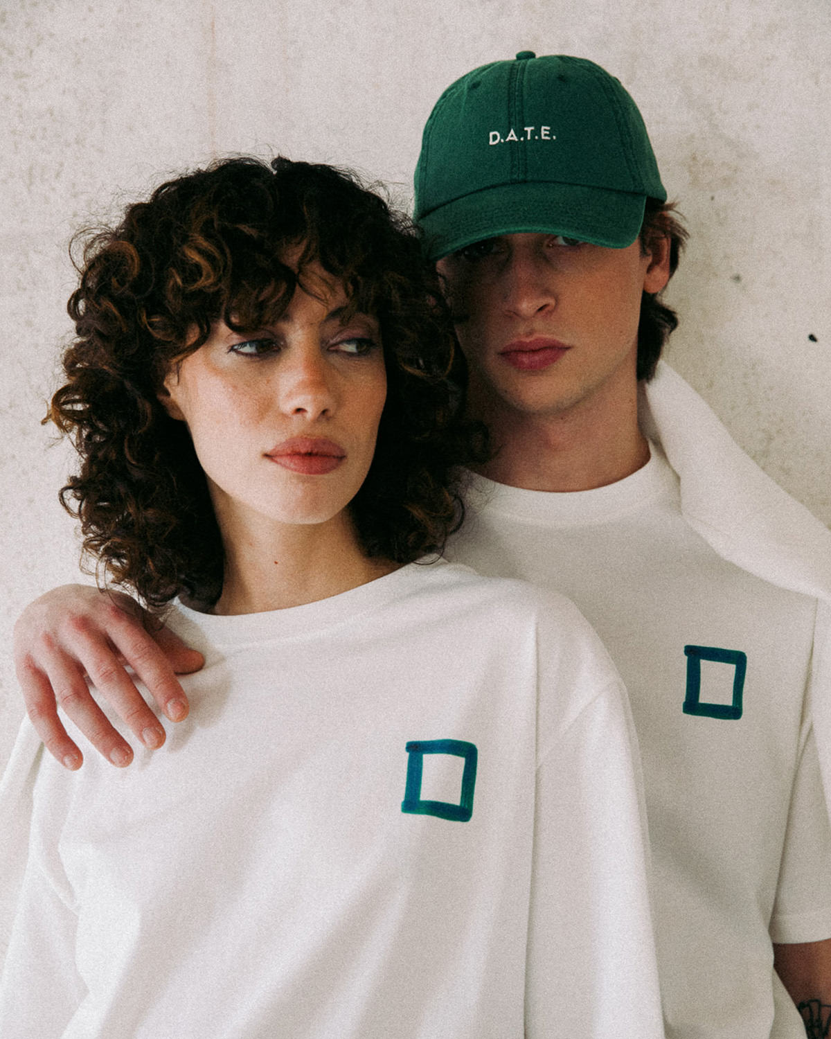 D.A.T.E.: T-SHIRT ACQUERELLO IVORY