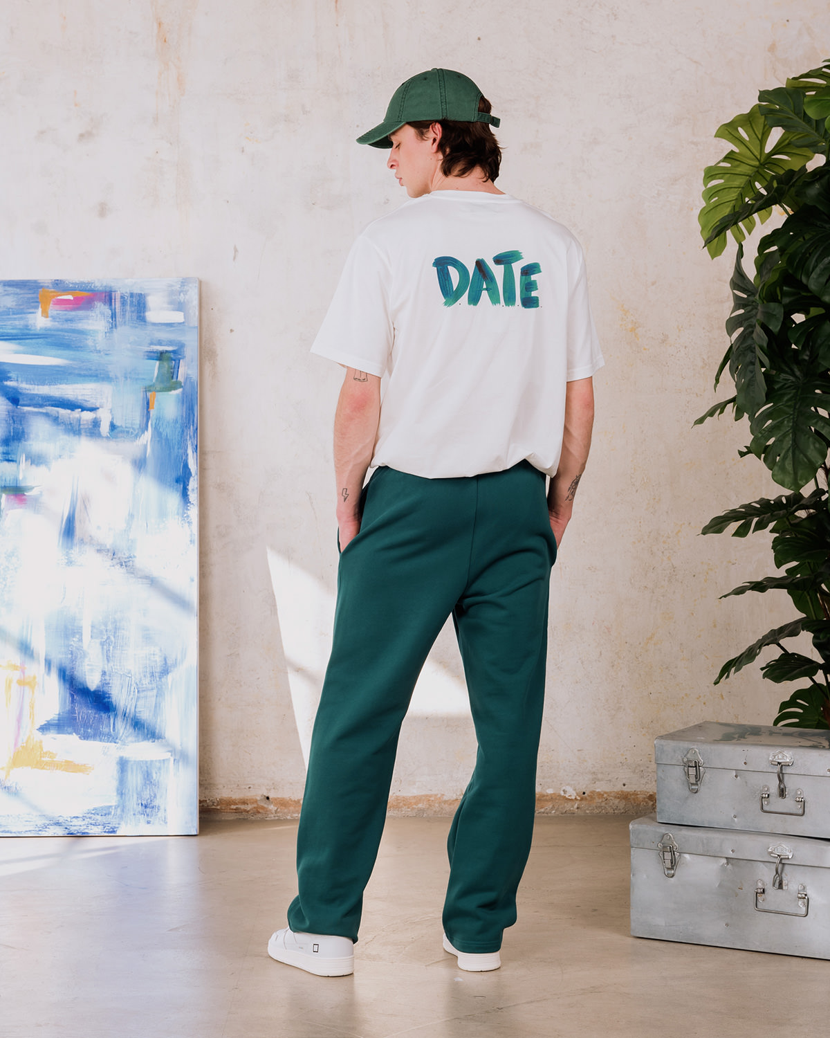 D.A.T.E.: T-SHIRT ACQUERELLO IVORY