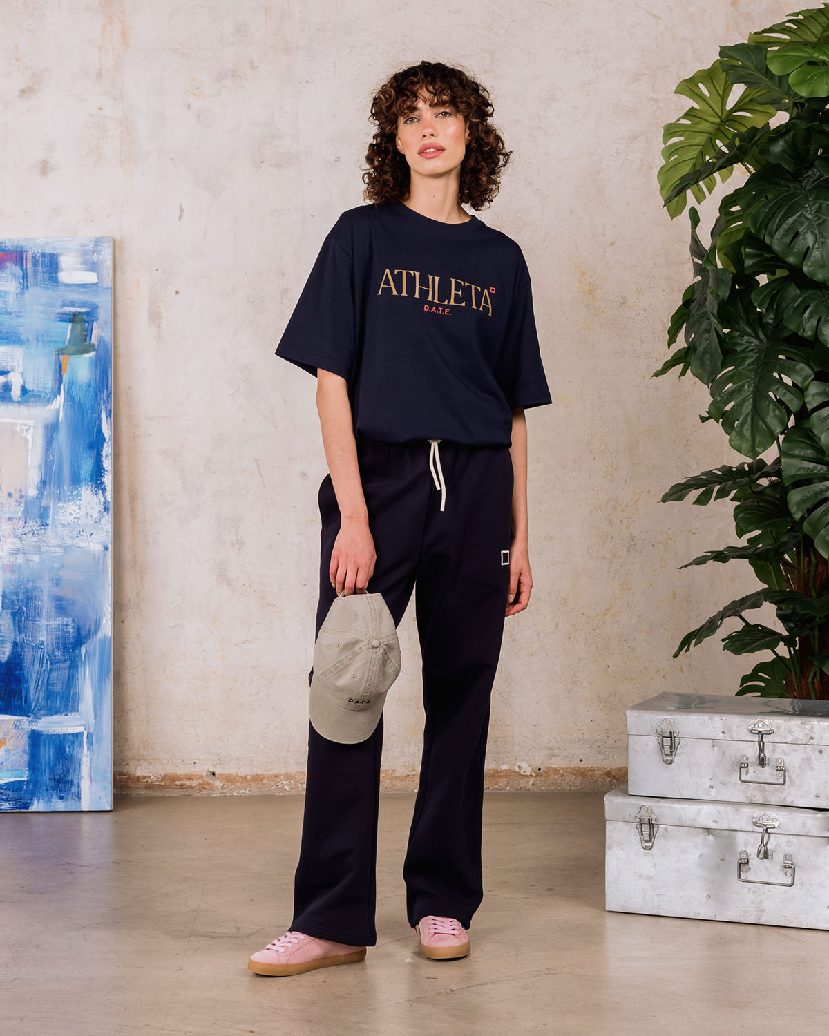 D.A.T.E.: T-SHIRT ATHLETA BLUE