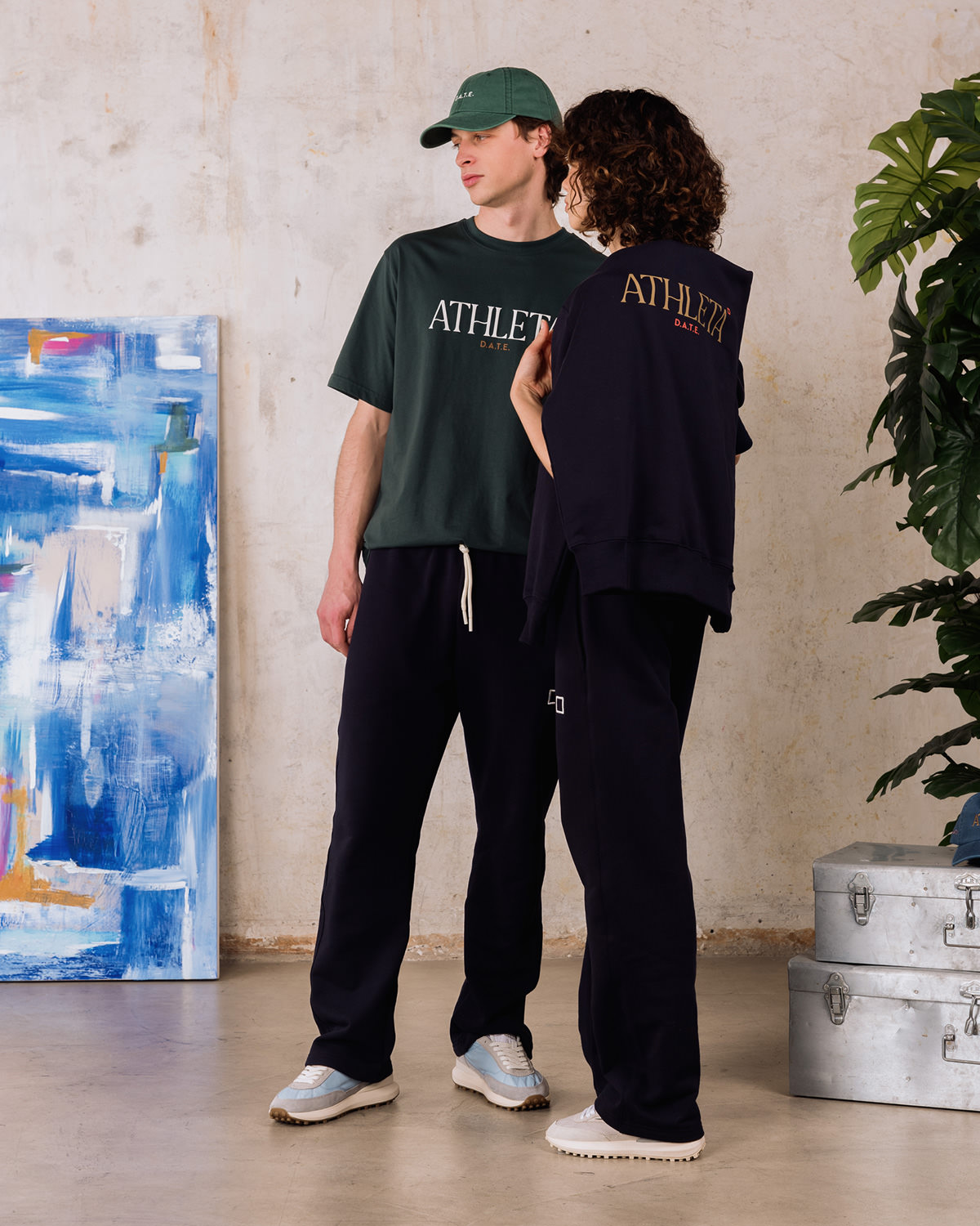 D.A.T.E.: T-SHIRT ATHLETA GREEN