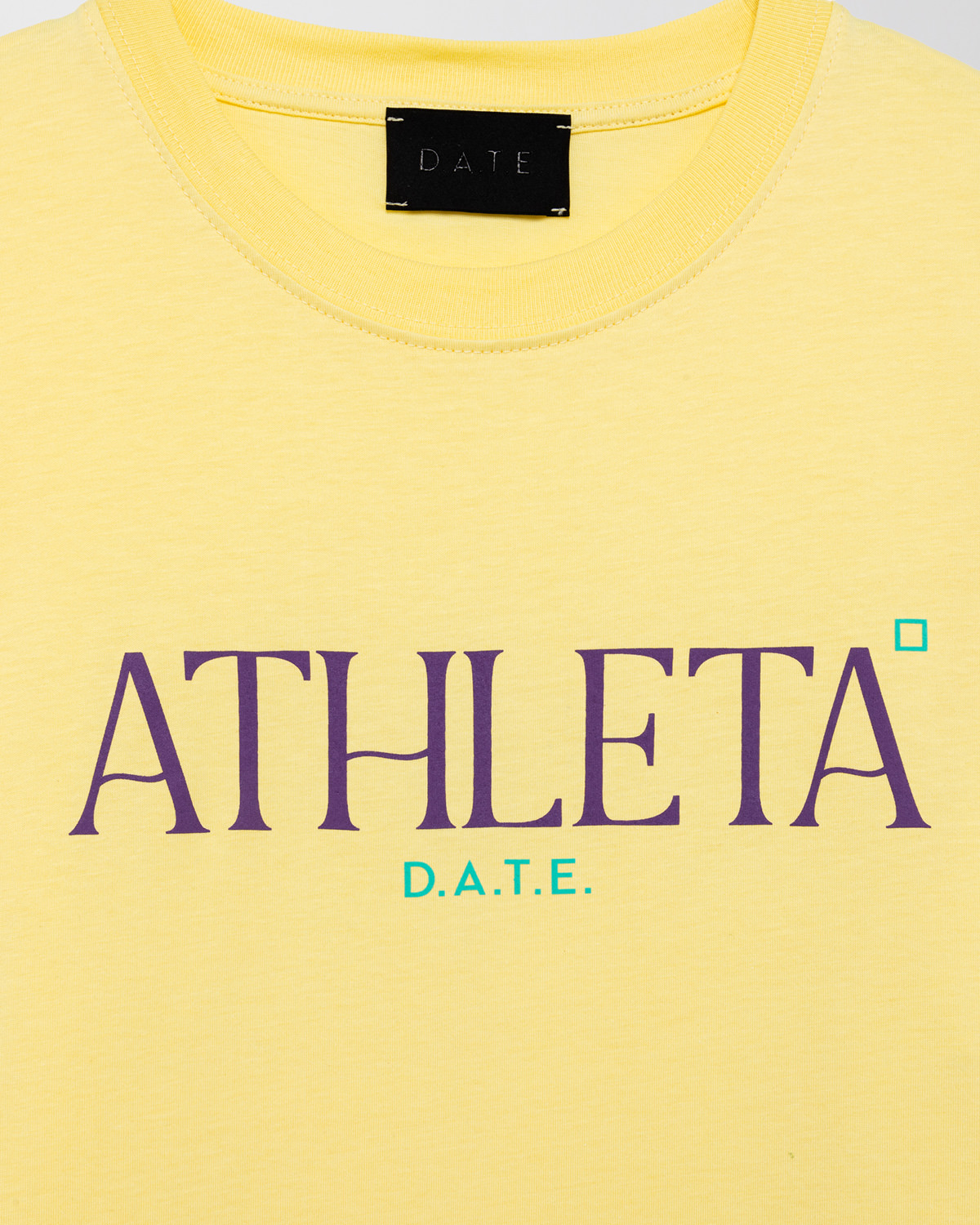 D.A.T.E.: T-SHIRT ATHLETA YELLOW