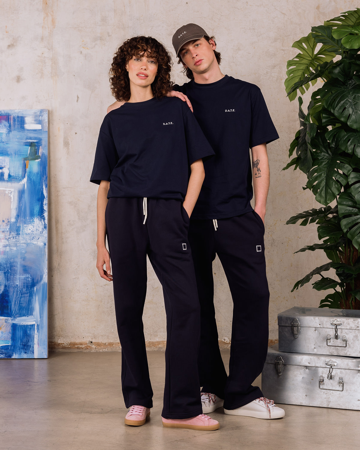 D.A.T.E.: T-SHIRT BASIC BLUE