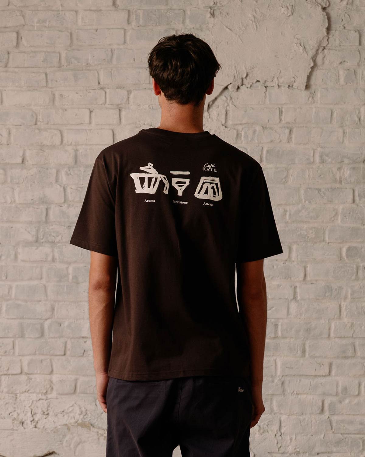 D.A.T.E.: T-SHIRT CAFE BROWN
