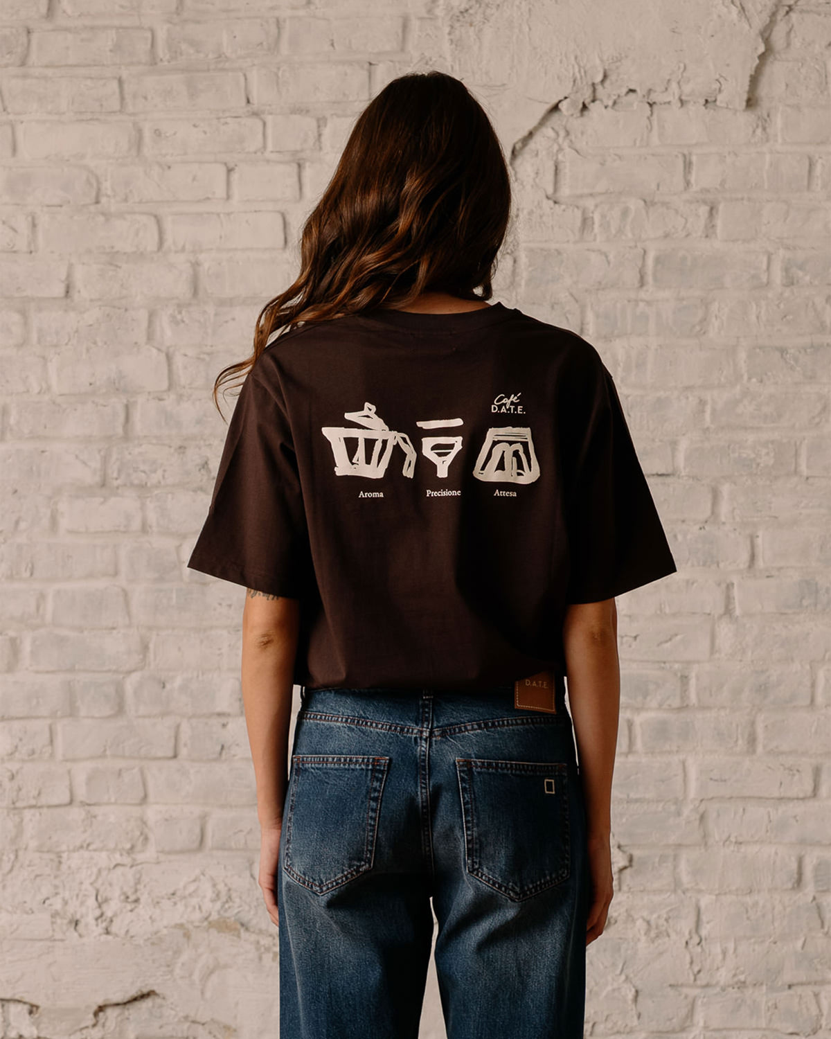 D.A.T.E.: T-SHIRT CAFE BROWN