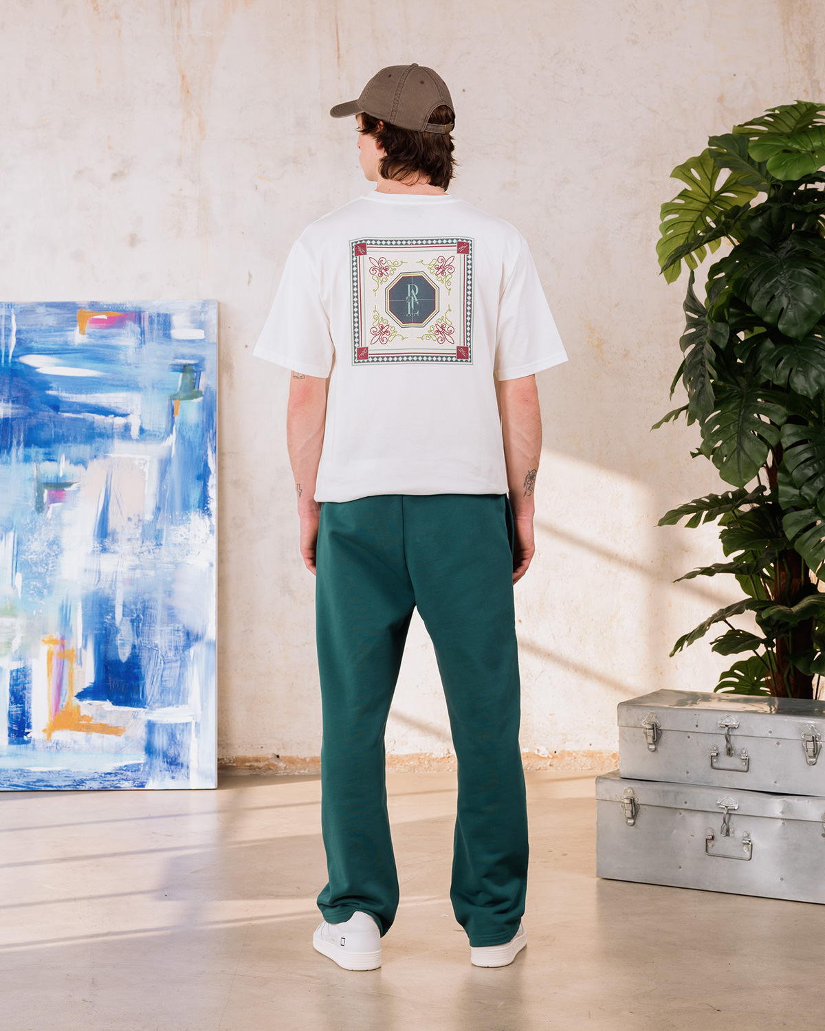 D.A.T.E.: T-SHIRT CEMENTINA IVORY