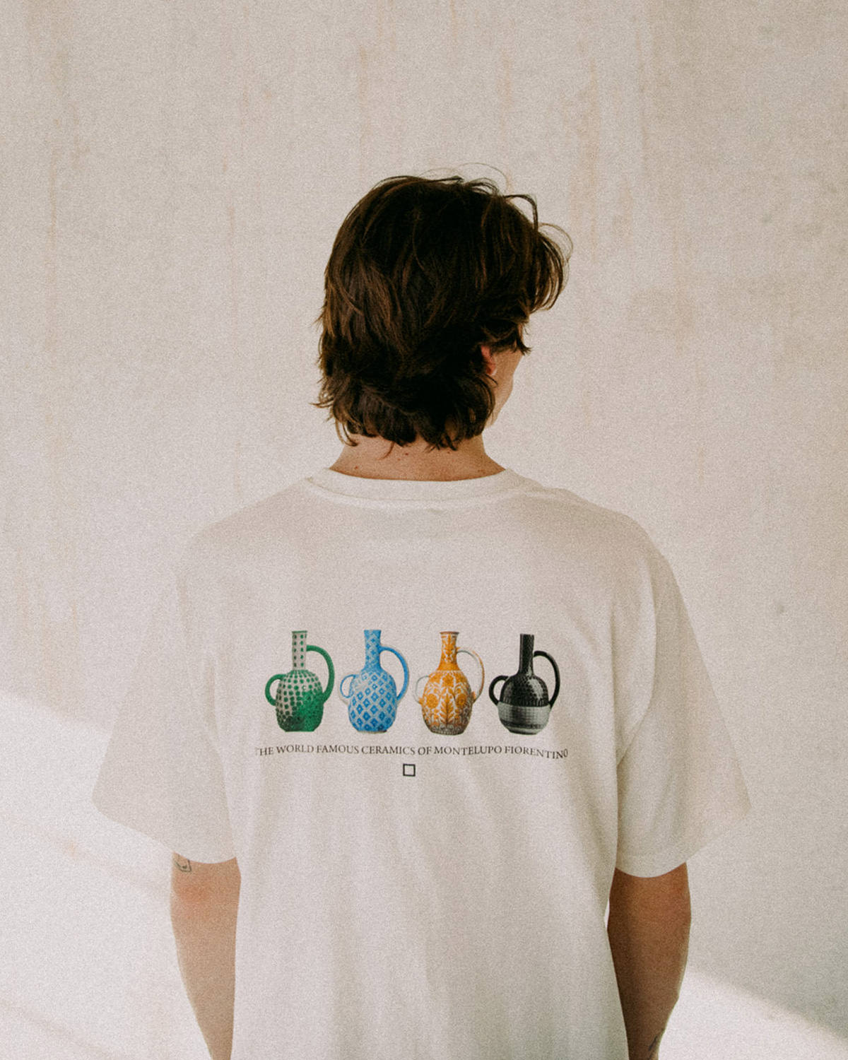 D.A.T.E.: T-SHIRT CERAMICA IVORY