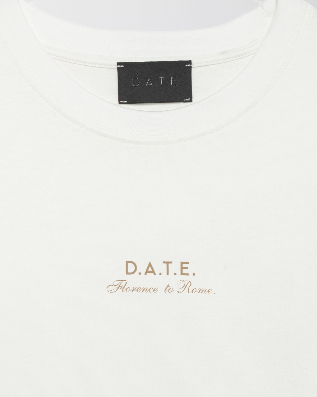D.A.T.E.: T-SHIRT DATE ROME IVORY