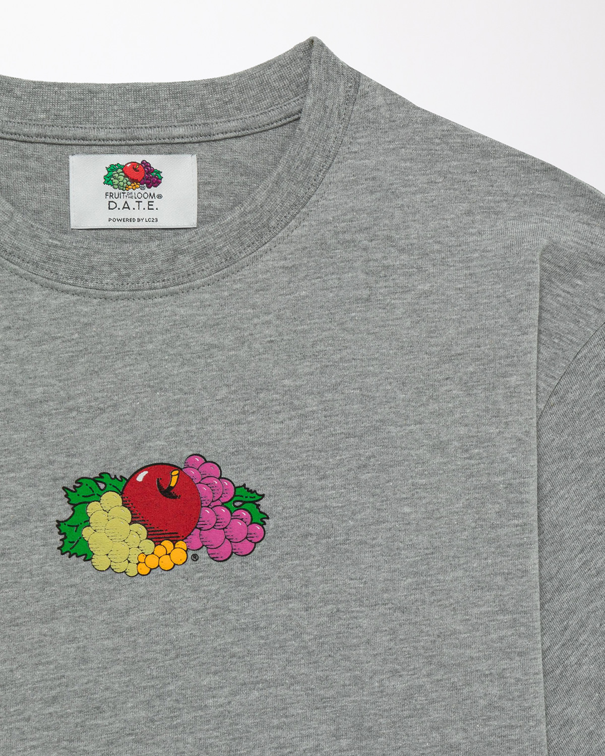 D.A.T.E.: T-SHIRT FRUIT GRAY