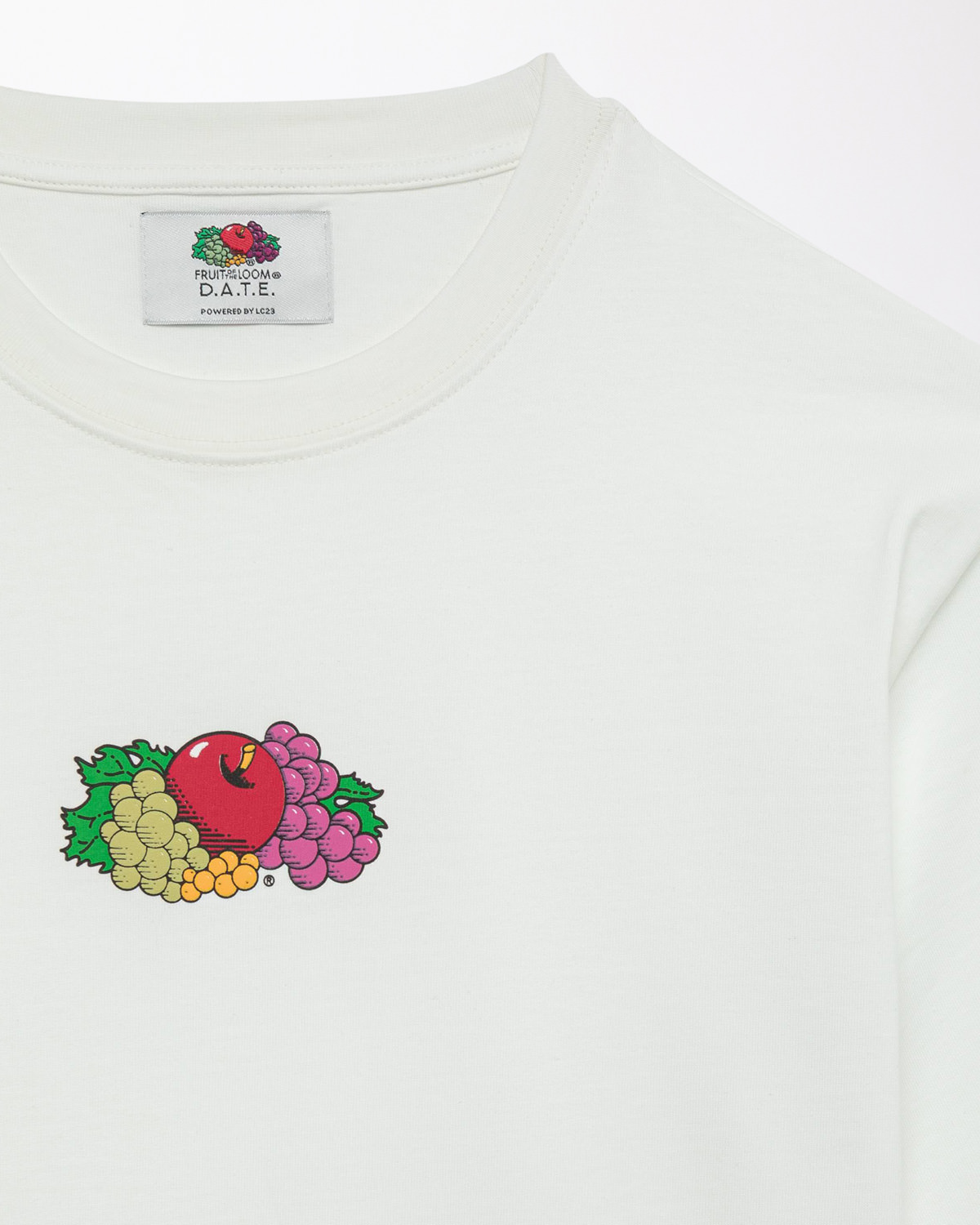 D.A.T.E.: T-SHIRT FRUIT WHITE