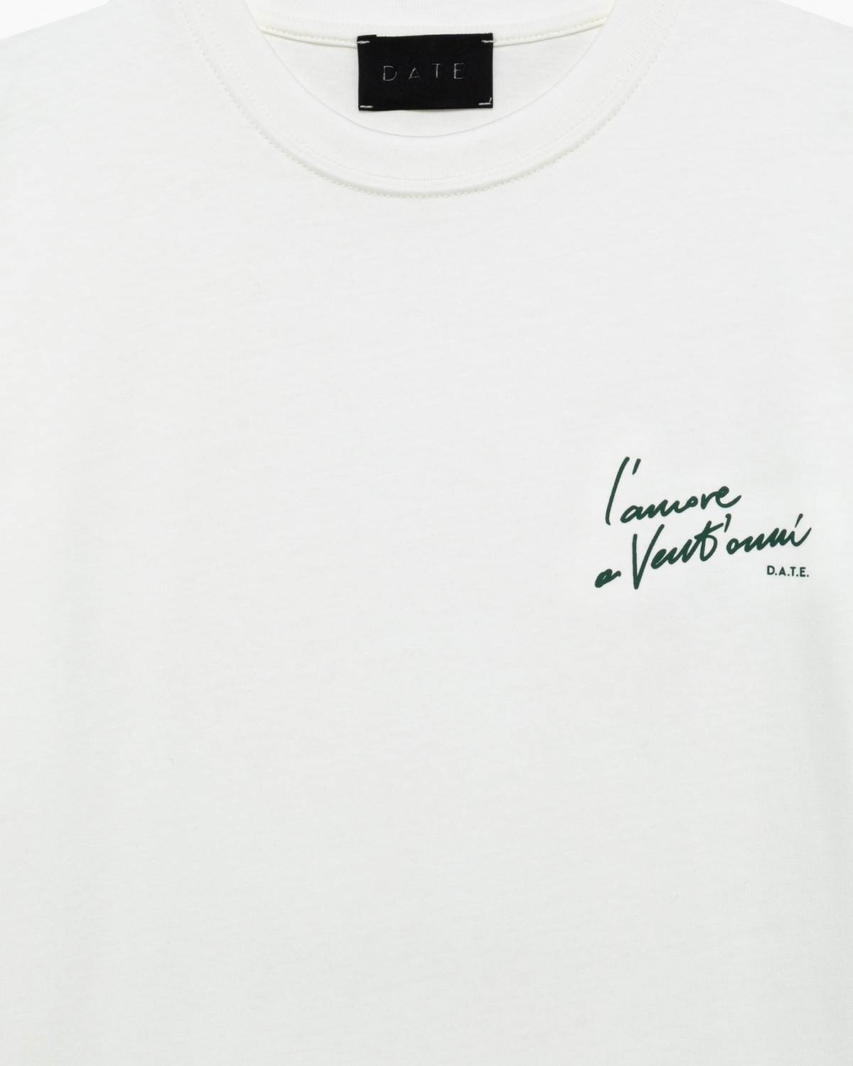 D.A.T.E.: T-SHIRT IVORY 20 ANNI