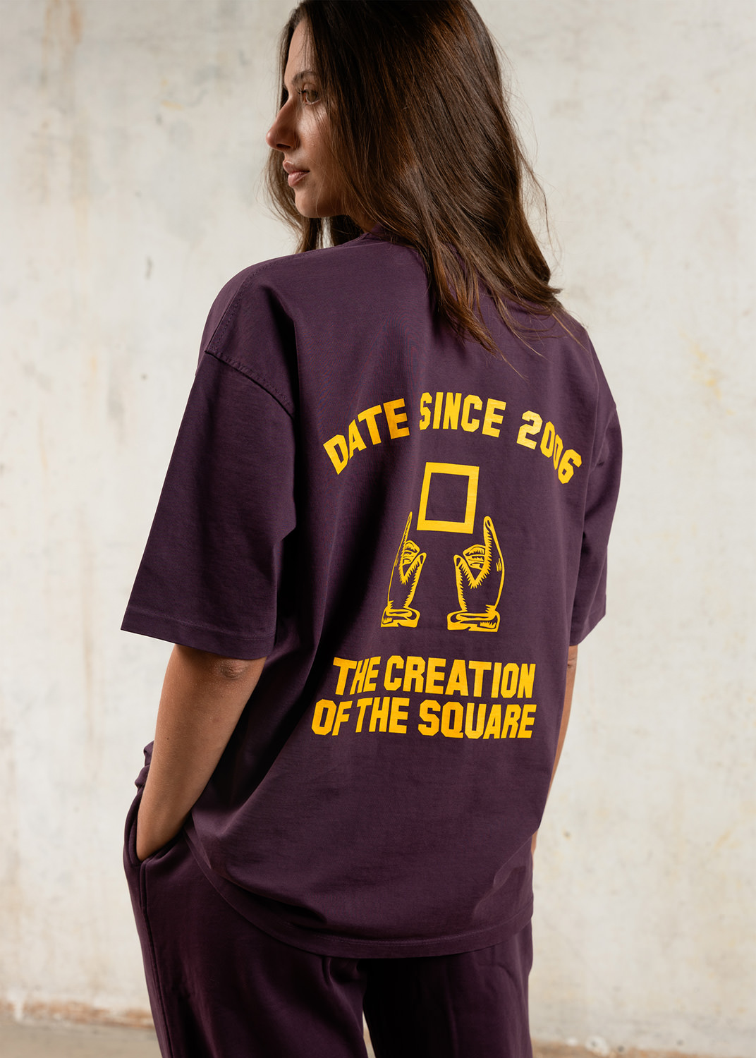 D.A.T.E.: T-SHIRT OVER CREATION PURPLE