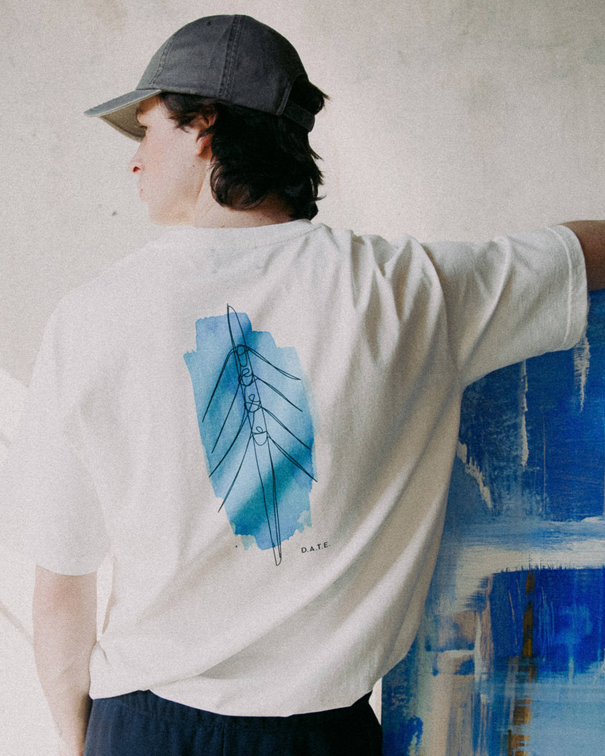 D.A.T.E.: T-SHIRT ROWING IVORY